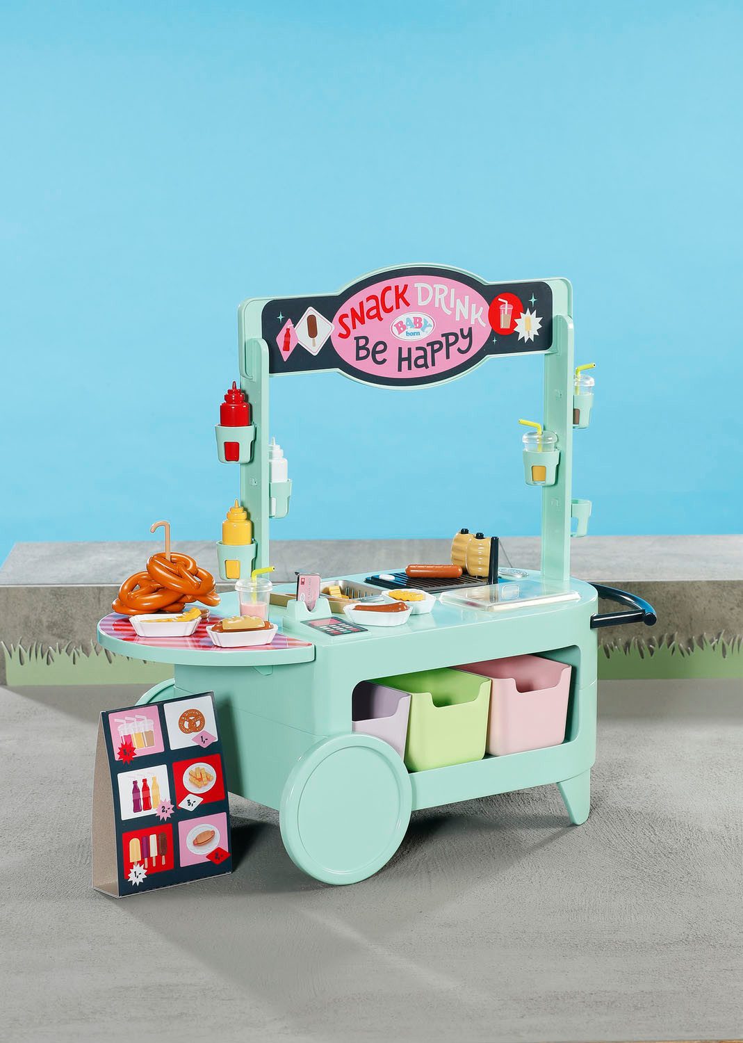 Baby Born Poppentafel Snackwinkel met geluidseffect