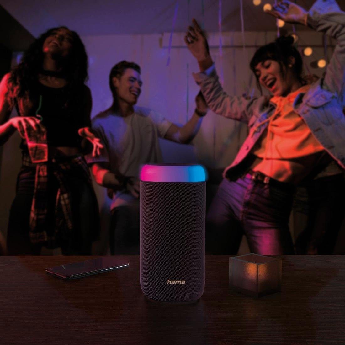 Hama Bluetooth luidspreker Bluetooth box led 30 W Xtra bas 360ᵒ geluid, waterdicht volgens IPX4
