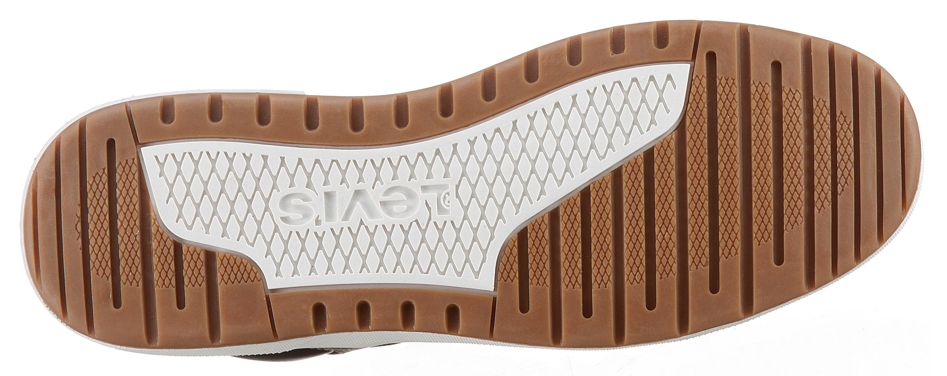 Levi's® Sneakers PIPER MID , veterschoenen, vrijetijdsschoen, veterschoenen met logo-embossing