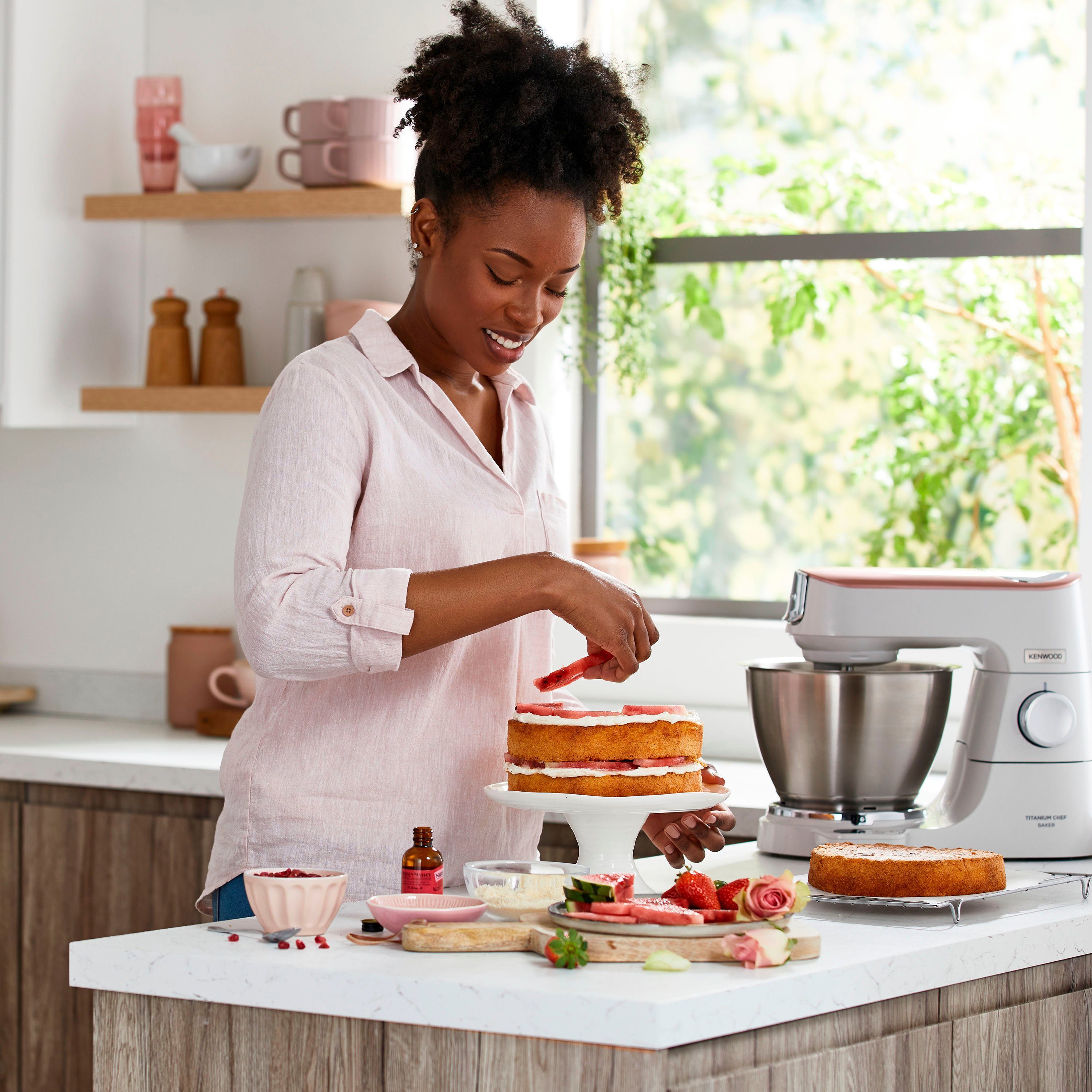 KENWOOD Keukenmachine Titanium Chef Baker KVC65.001WH