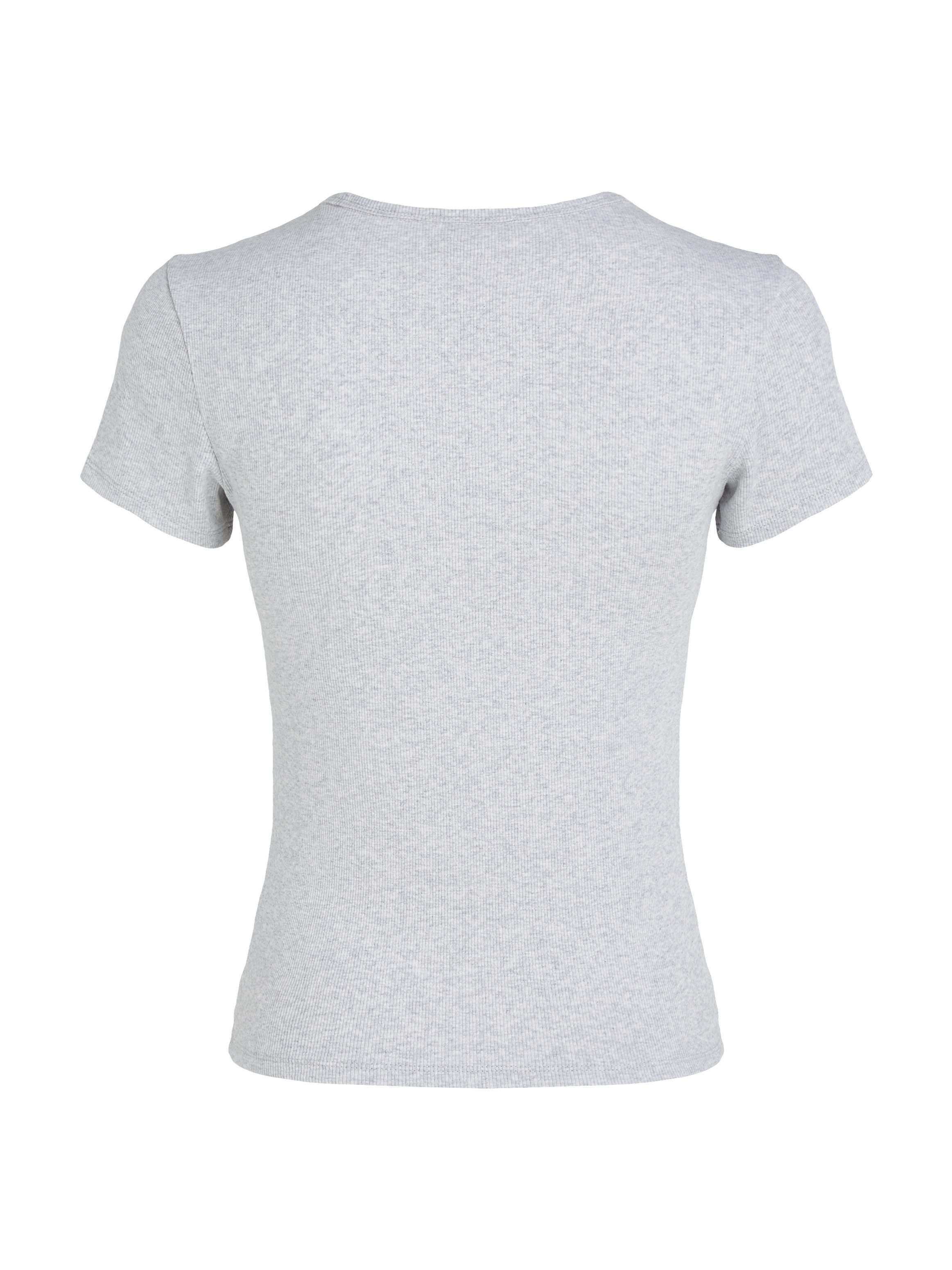 TOMMY JEANS T-shirt TJW SLIM ESSENTIAL RIB SS