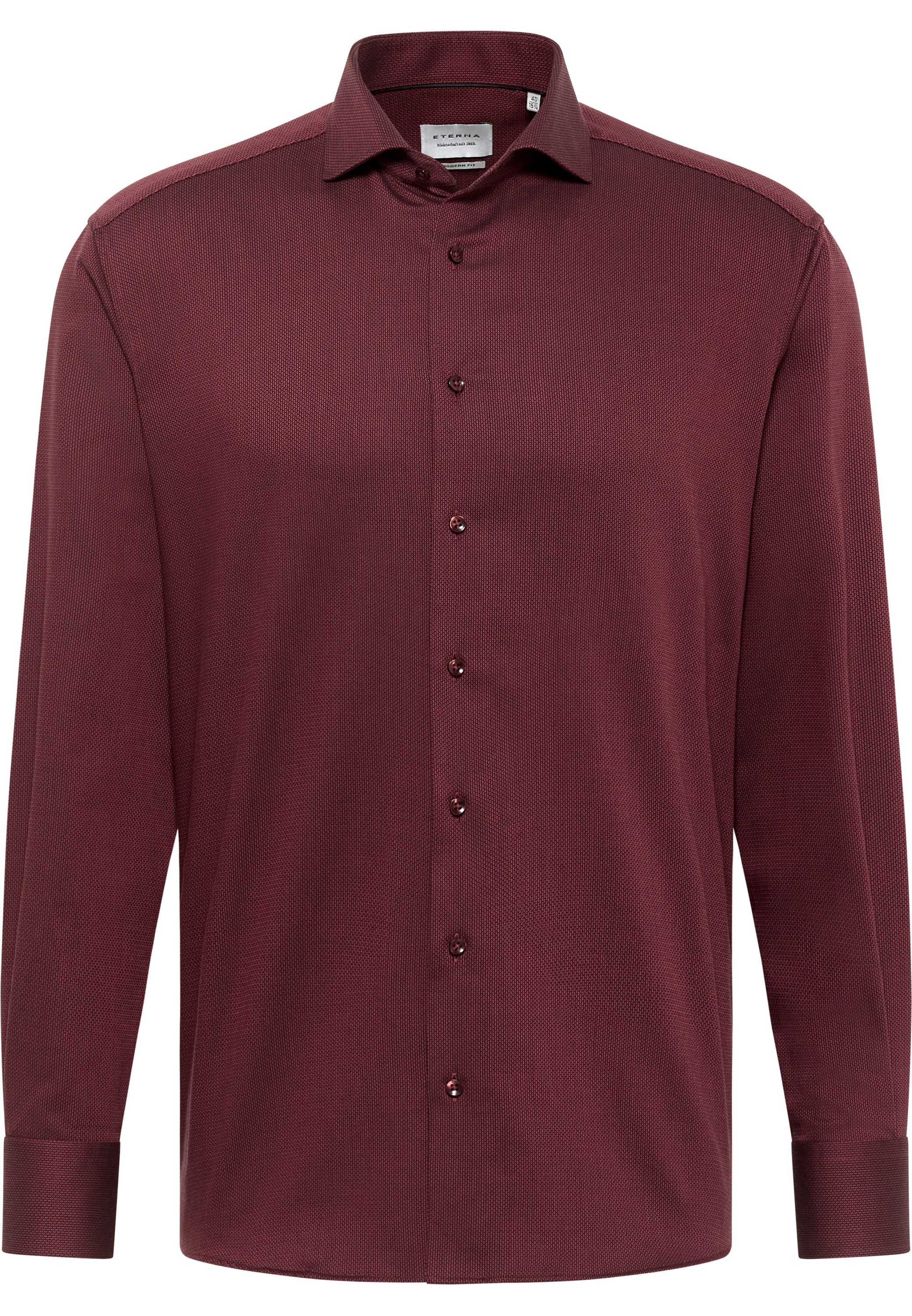 Eterna Overhemd met lange mouwen MODERN FIT NON IRON (strijkvrij)