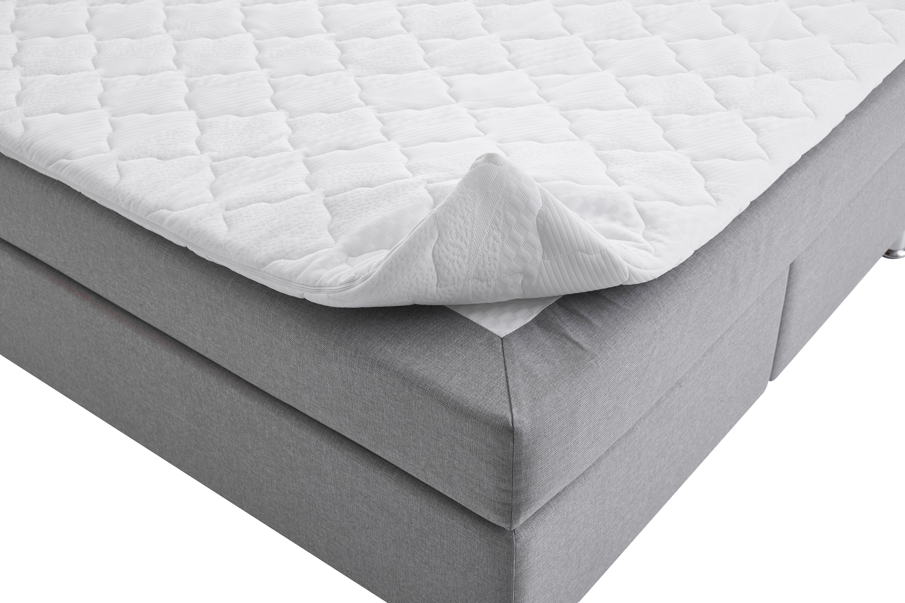 ATLANTIC home collection Boxspring Helen Pocketveringsmatras en topmatras, naar keuze met bedkist