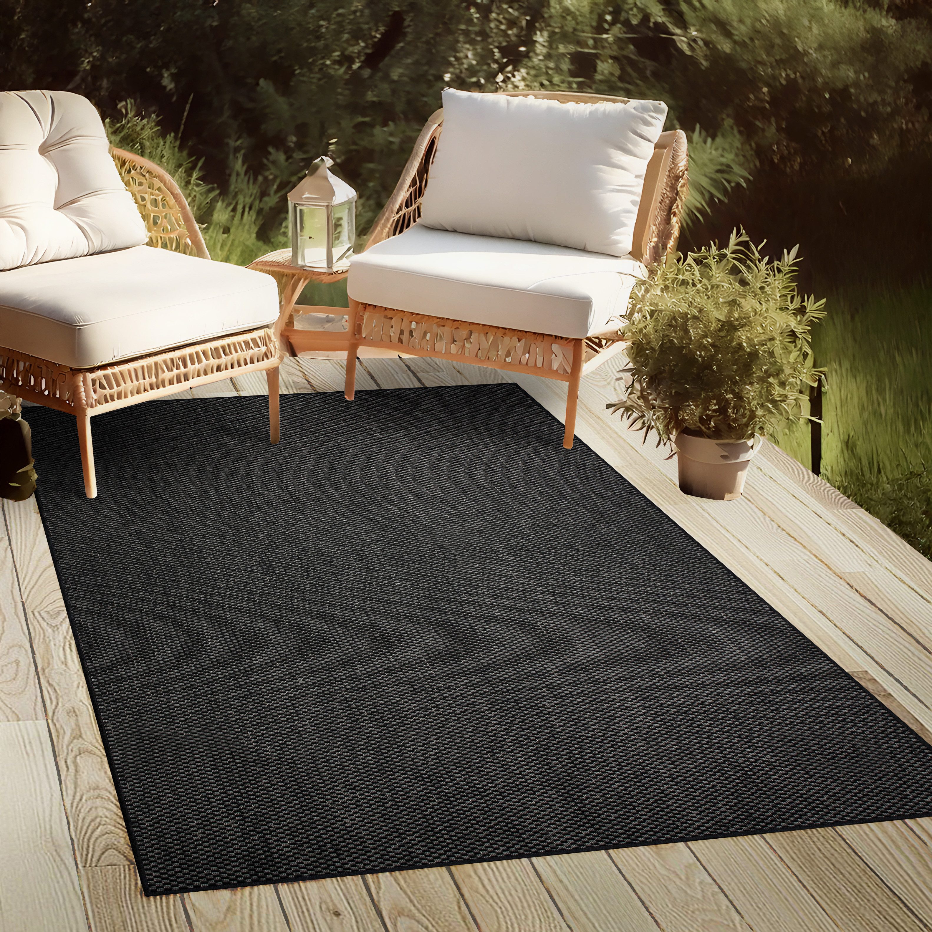 my home Vloerkleed Venetië is ook als loper verkrijgbaar Geschikt voor binnen en buiten, sisal-look, weerbestendig & uv-bestendig