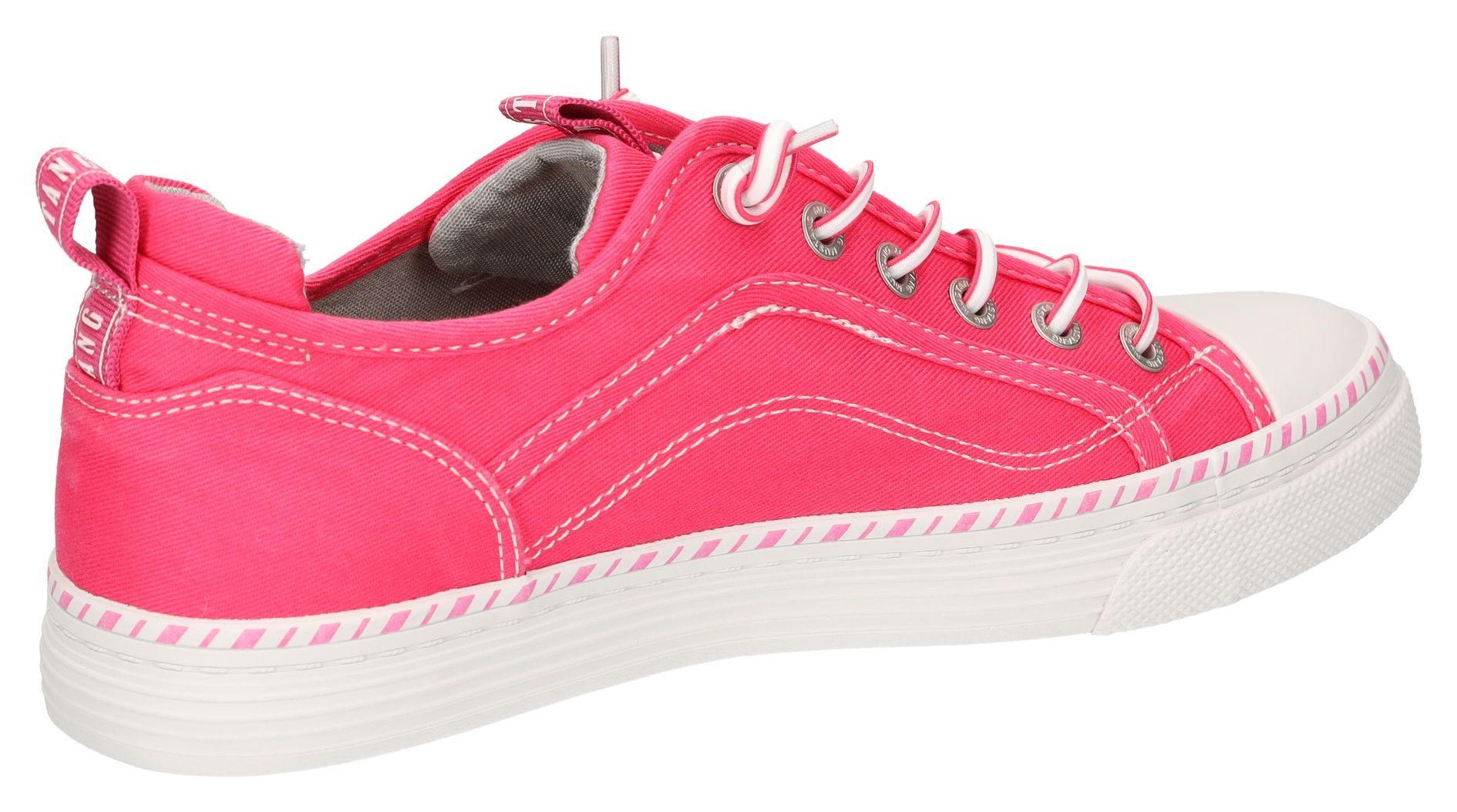 Mustang Shoes Slip-on sneakers , slippers, instapschoen, vrijetijdsschoen met gekleurde zoolrand