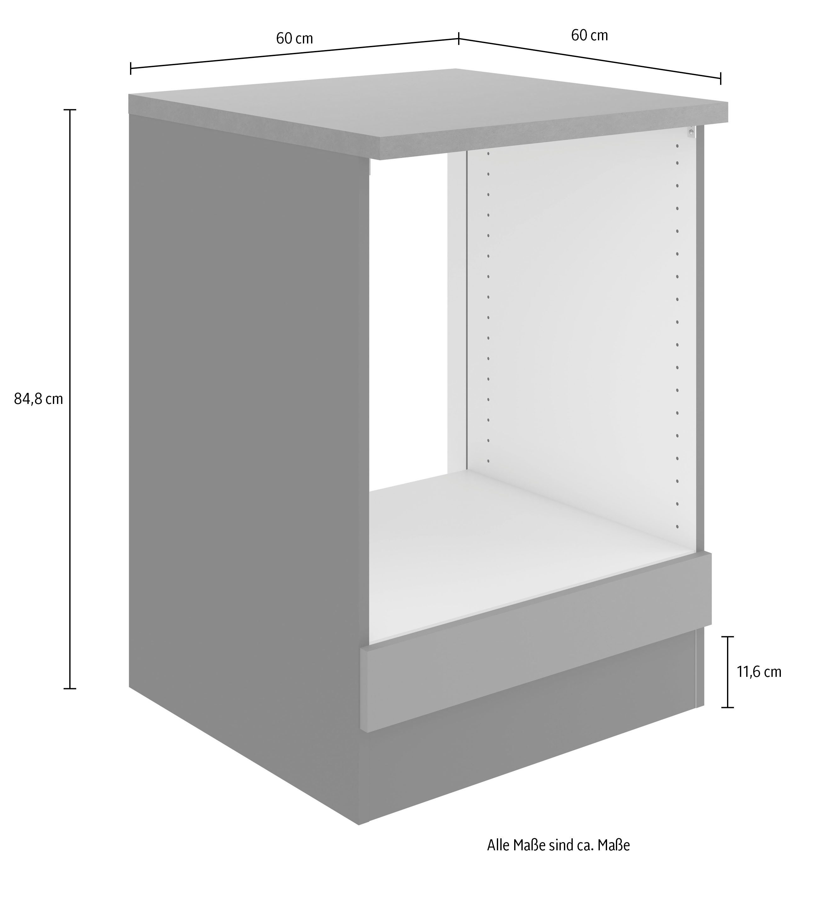 OPTIFIT Ombouwkast voor oven Palma Breedte 60 cm, niche-afmetingen B/D/H 56,7/55,5/59,5 cm