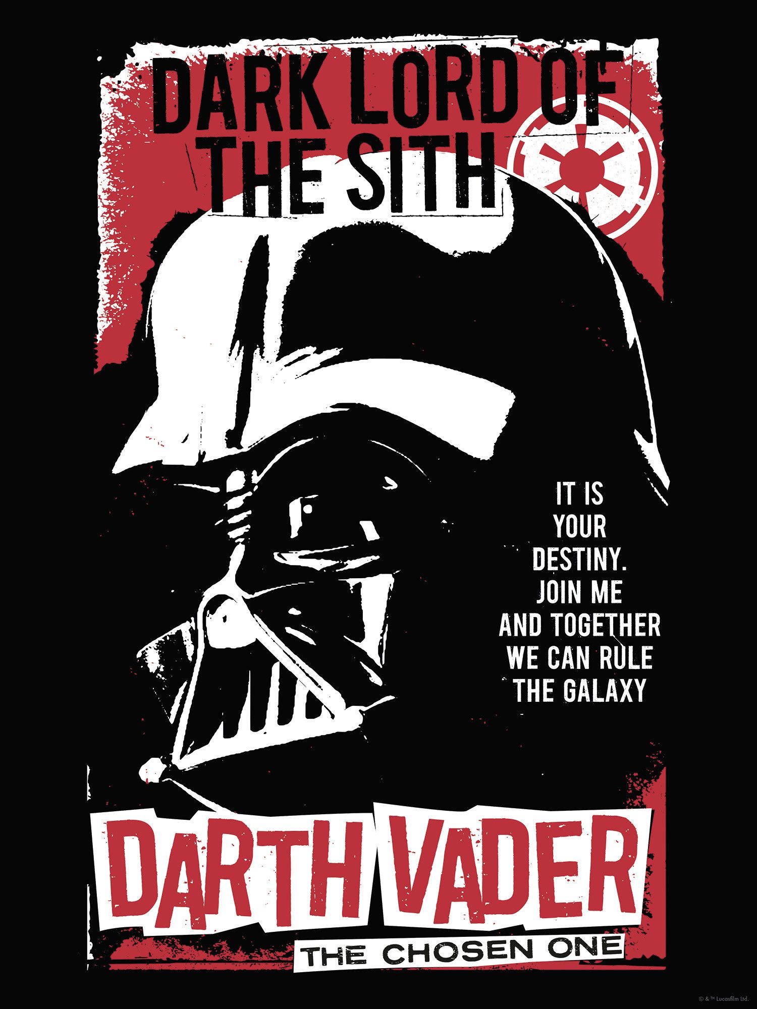 Komar Artprint Star Wars Darth Vader The Chosen One 300 x 280 cm (breedte x hoogte) - behang, vlies, woonkamer, slaapkamer (1 stuk)