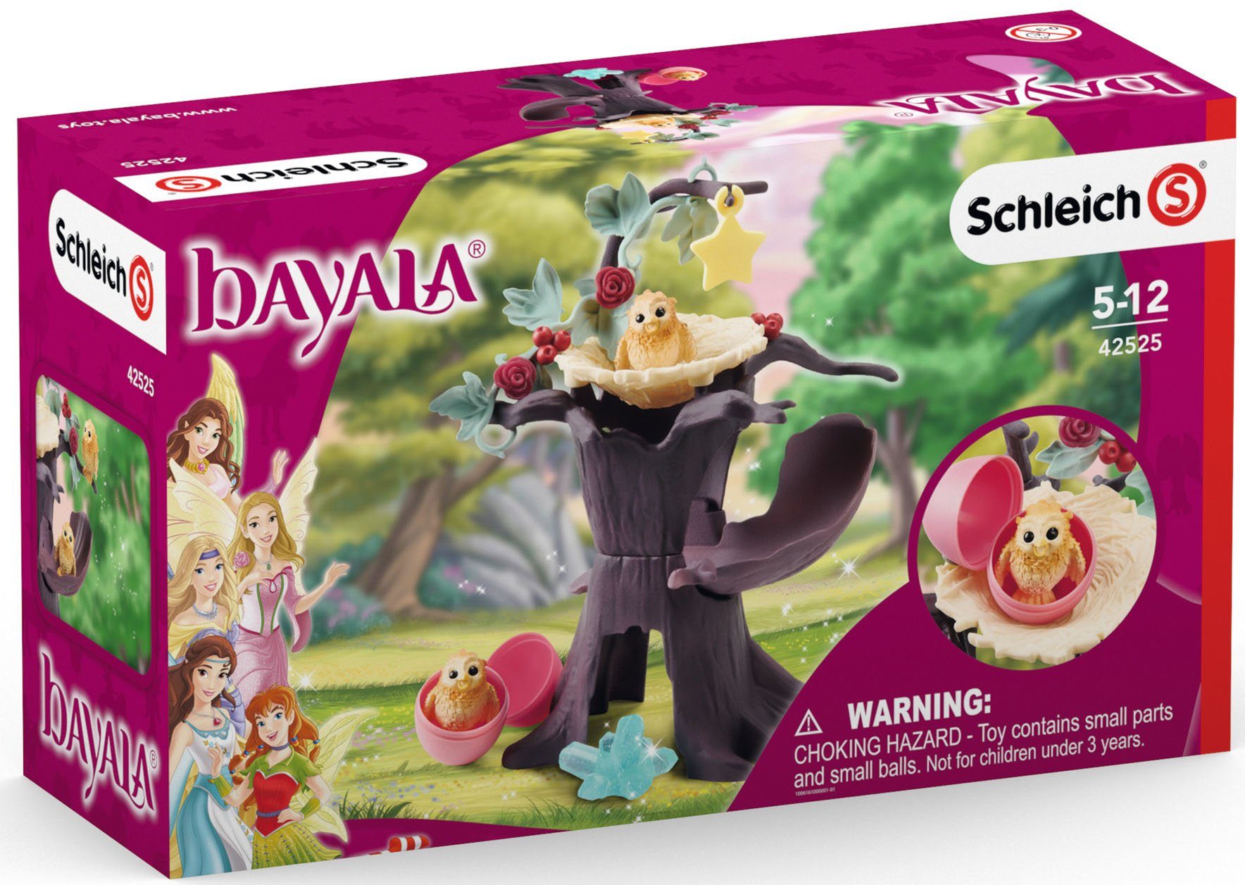 Schleich® Speelwereld BAYALA® uitkomende baby-uilen (42525)