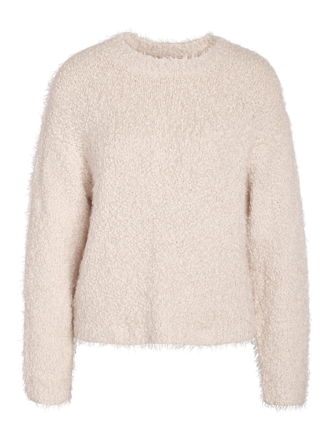 Noisy may Trui met ronde hals NMSASSY L/S O-NECK KNIT FWD NOOS