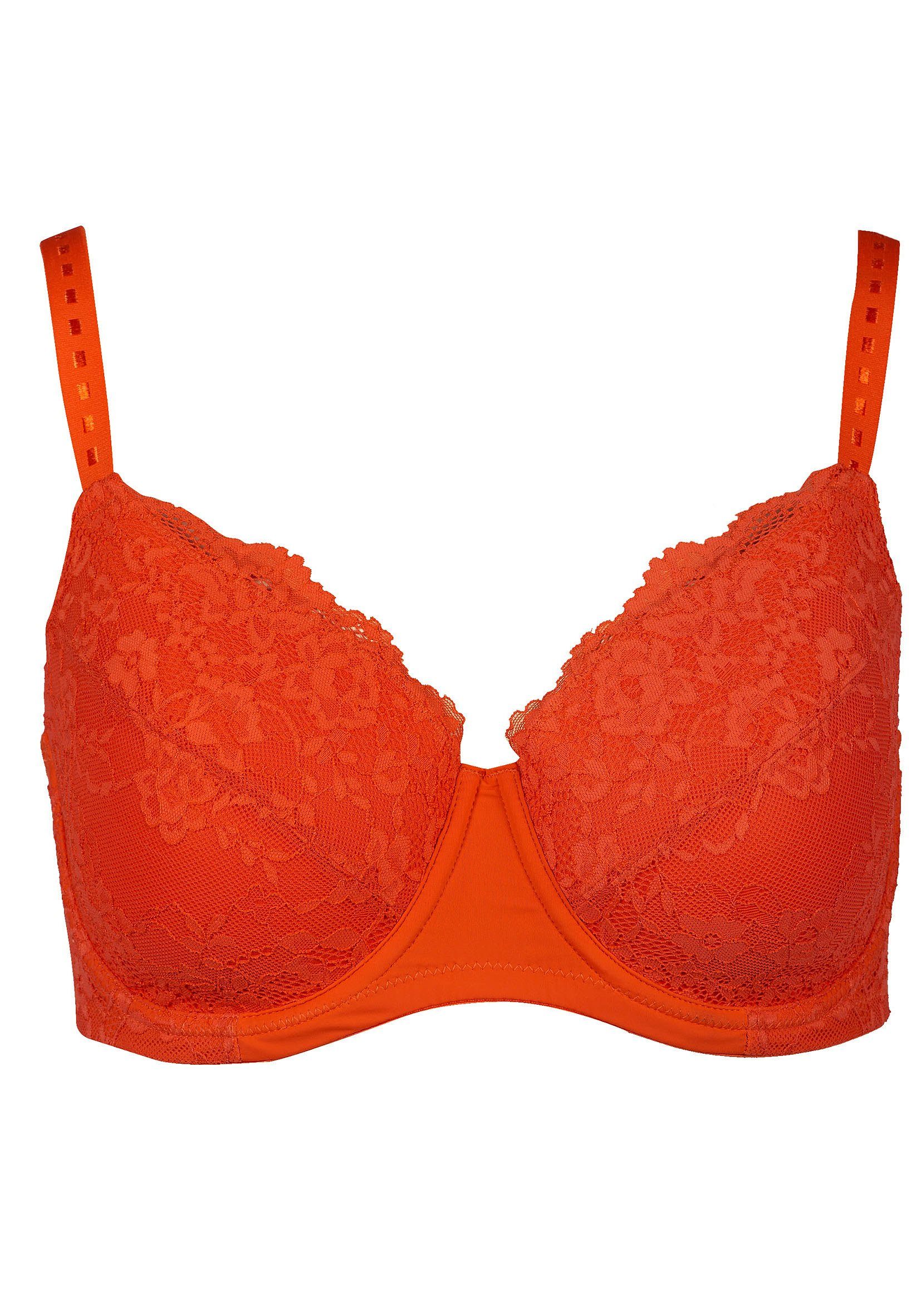 After Eden D-cup & up Beugel-bh LOIS met elegante kantdecoratie