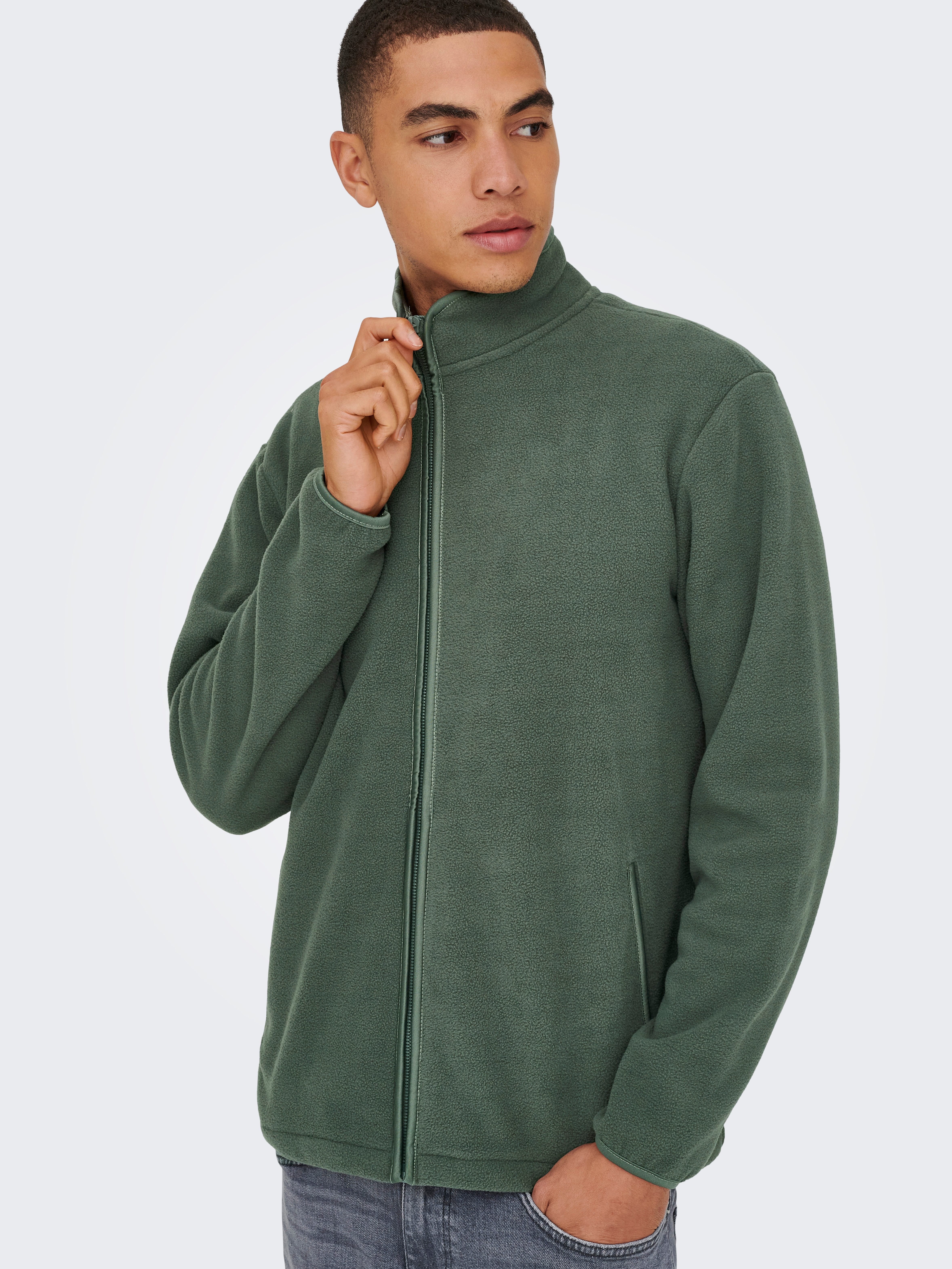 ONLY & SONS Capuchonsweatvest ONSAKEEM FULL ZIP REG SWEAT OTL