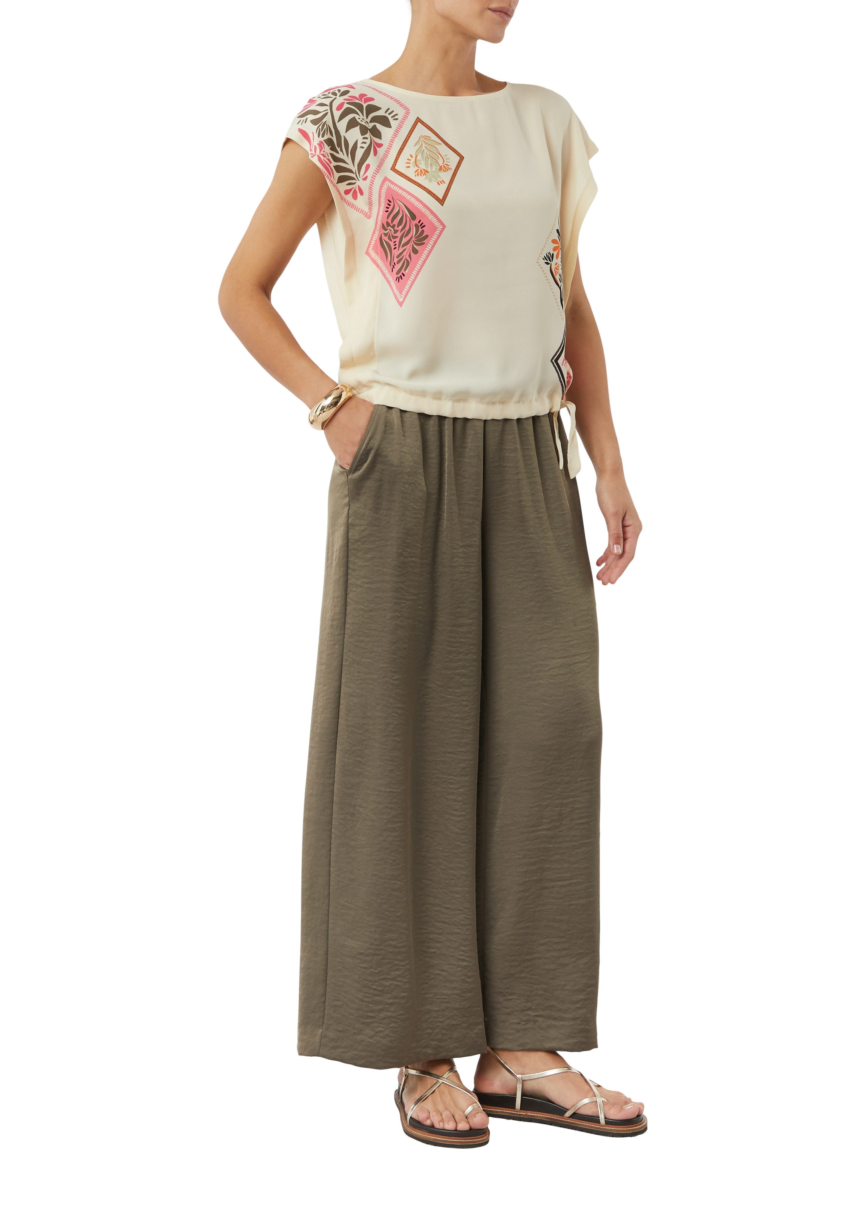 Comma Shirt met vleermuismouwen
