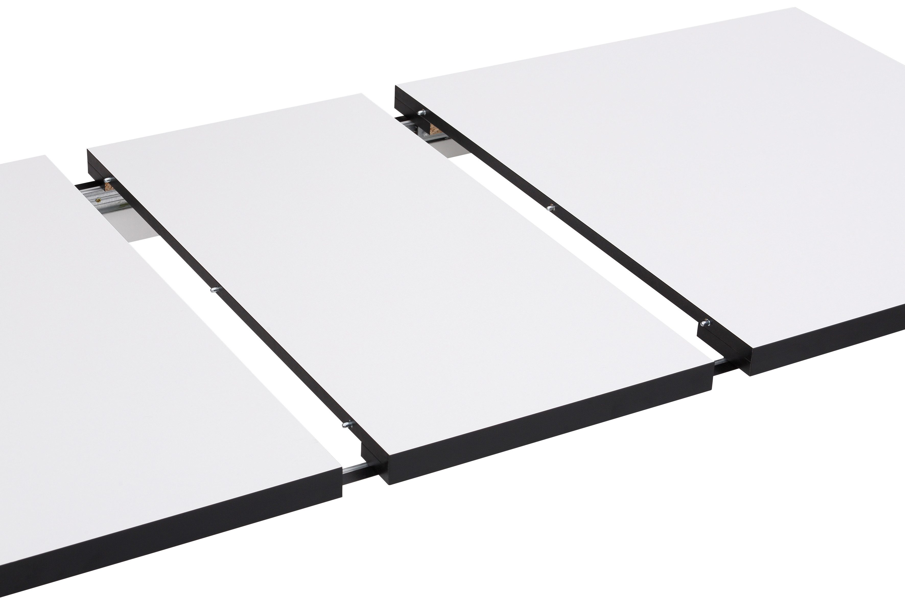 Home affaire Eettafel Bergamo naar keuze uittrekbaar onderhoudsvriendelijke eettafel, verkrijgbaar in 3 maten, 140 cm uitschuifbaar