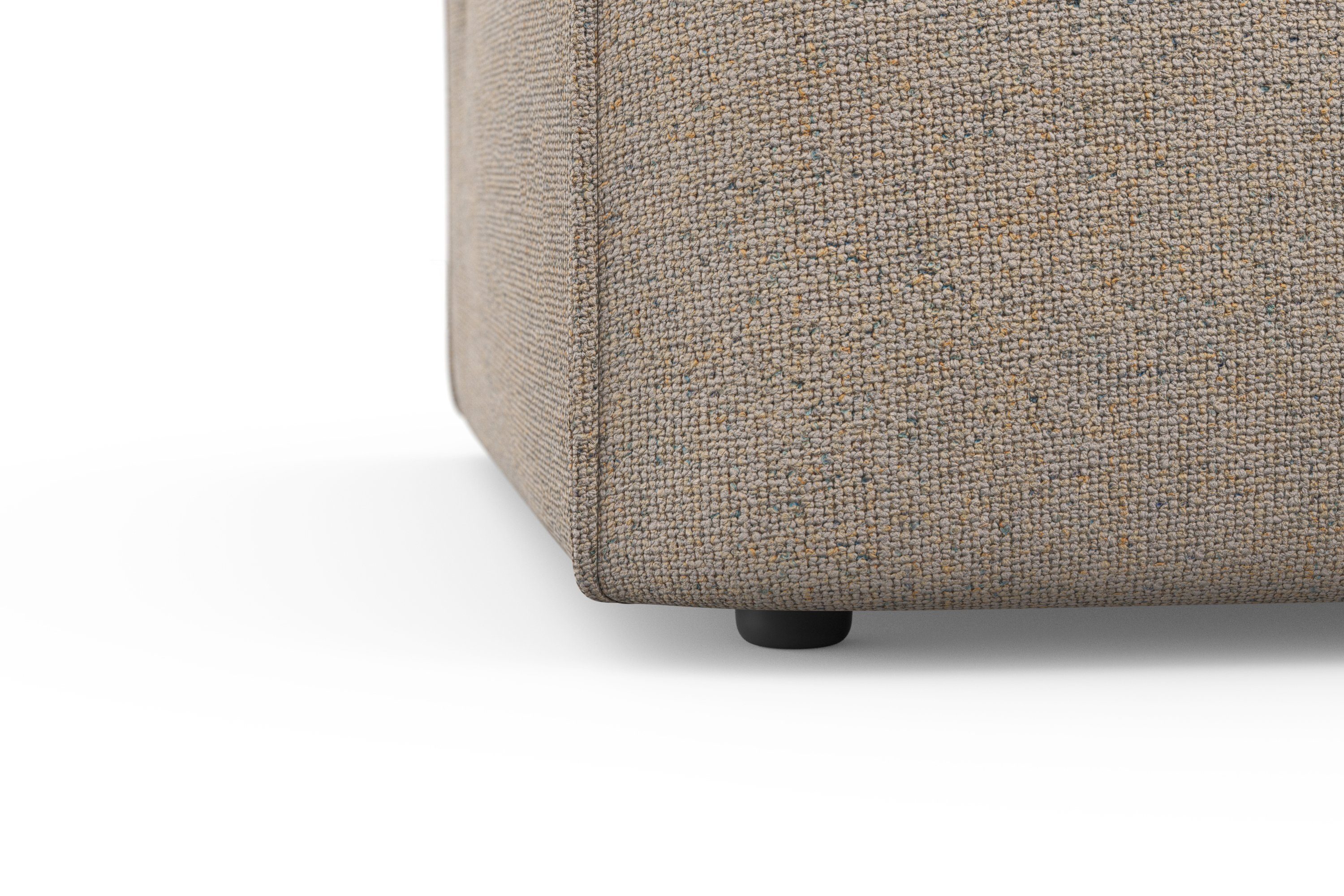 RAUM.ID Fauteuil Merid sofa-middenelement, afmetingen B/D/H: 84/97/46 cm als module of apart te gebruiken, voor individuele samenstelling
