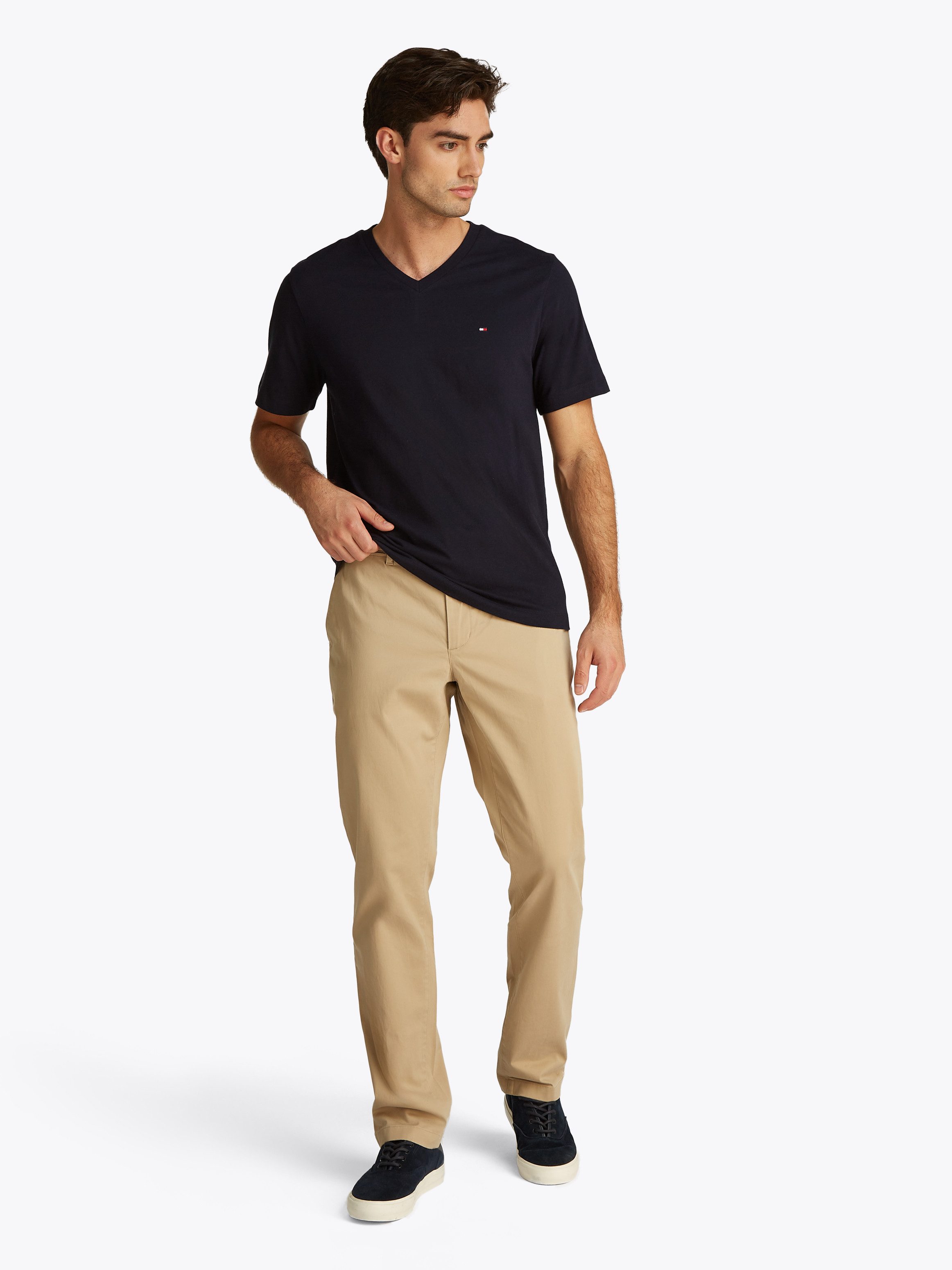 Tommy Hilfiger Shirt met V-hals ESSENTIAL V-NECK TEE