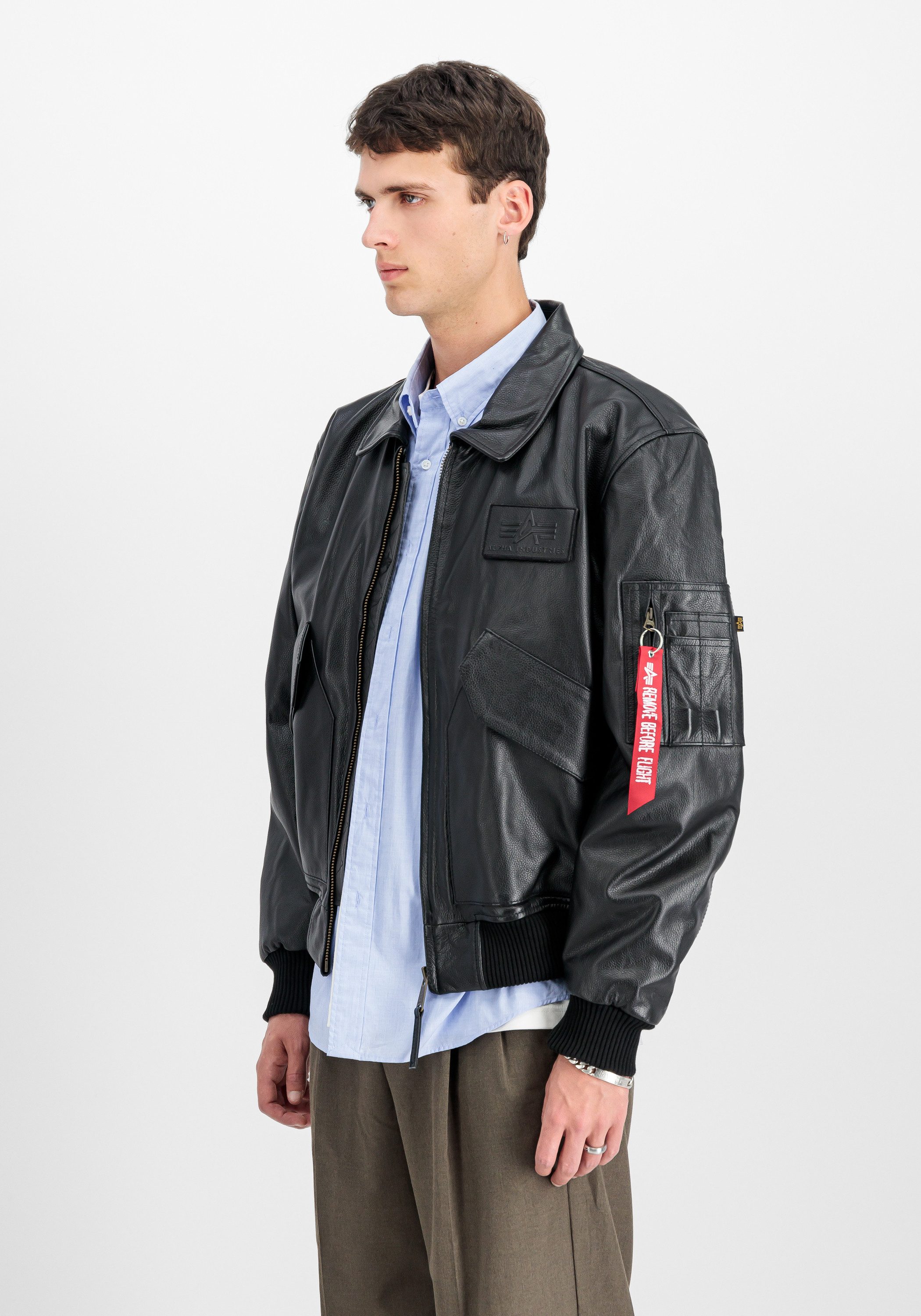 Alpha Industries Leren jack Alpha Industries Men - Leather & Vegan Jackets
