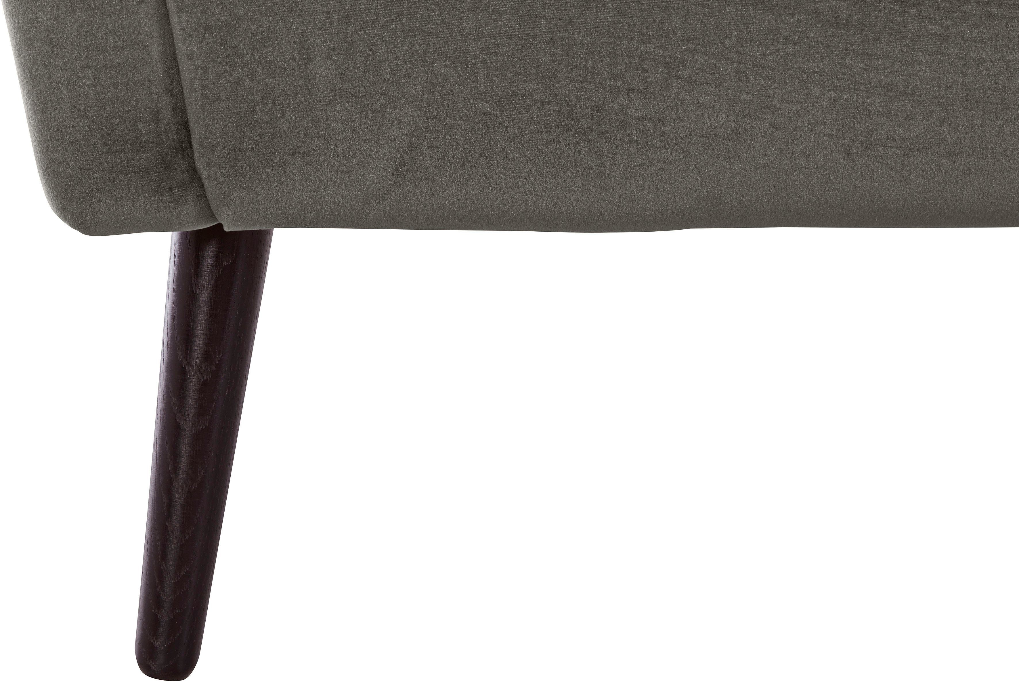 Home affaire Fauteuil Sallito, TV-stoel, oorfauteuil met Hocker, in veel stofkwaliteiten, ook in fluweelcord