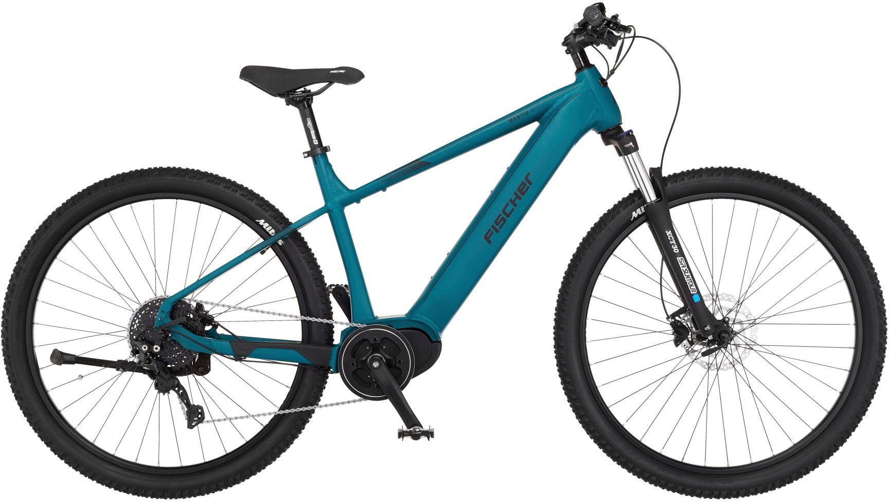 Fischer E-bike MONTIS 4.1I 630 Pedelec, elektrische fiets voor dames en heren, MTB