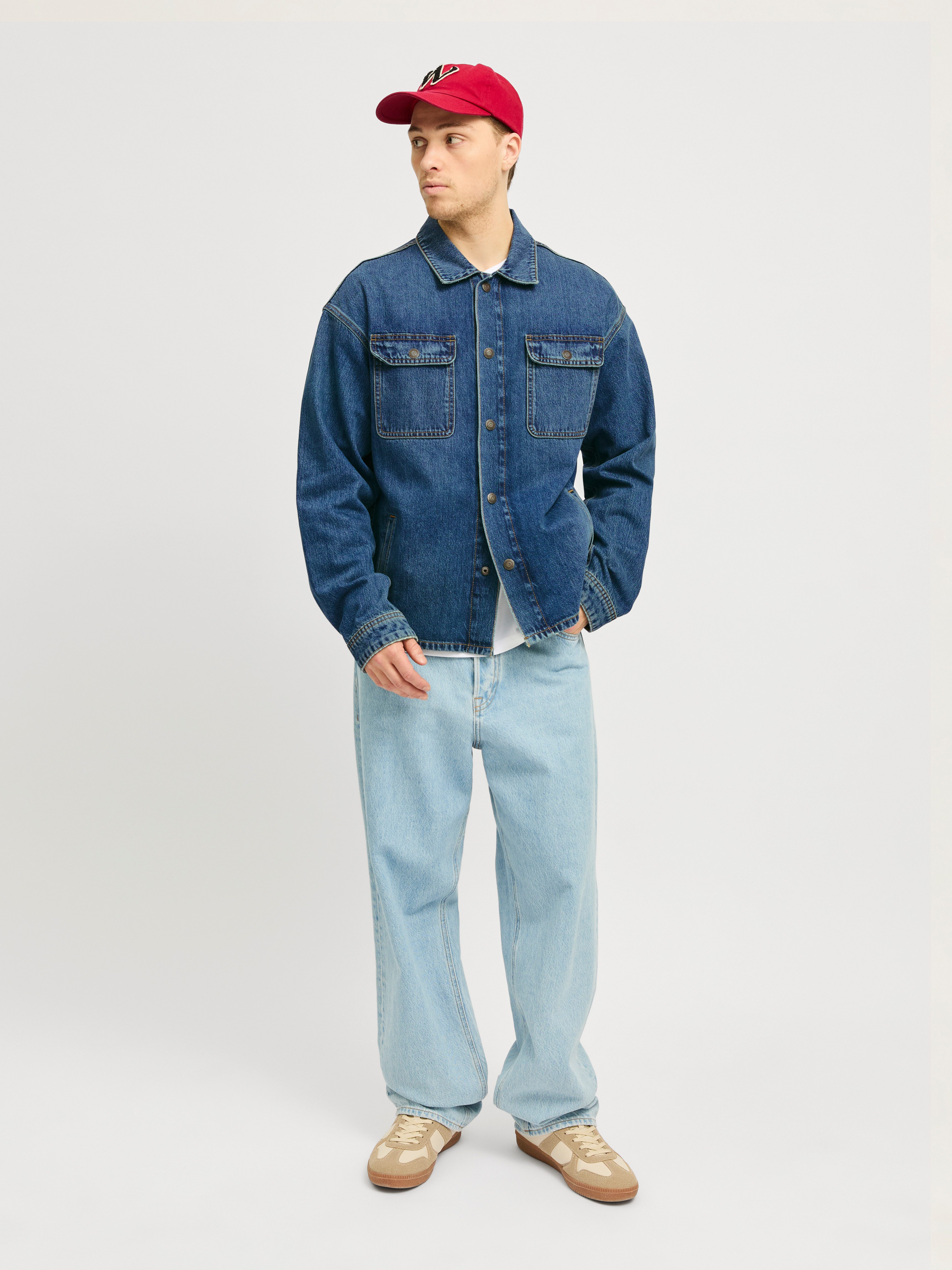 Jack & Jones Jeans overhemd JJICHASE JJOVERSHIRT MF 903 SN