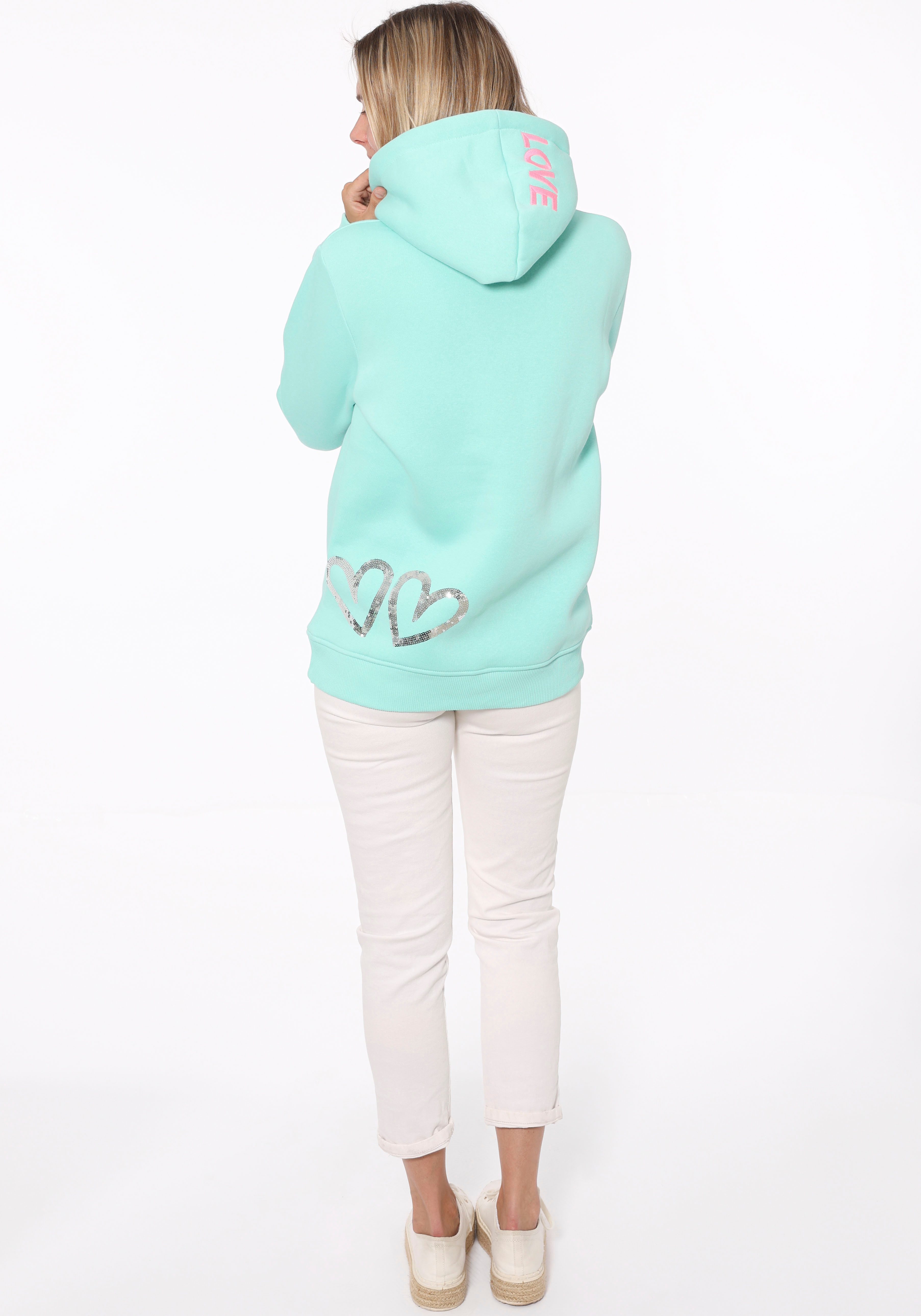 Zwillingsherz Hoodie Love is all you need ZH