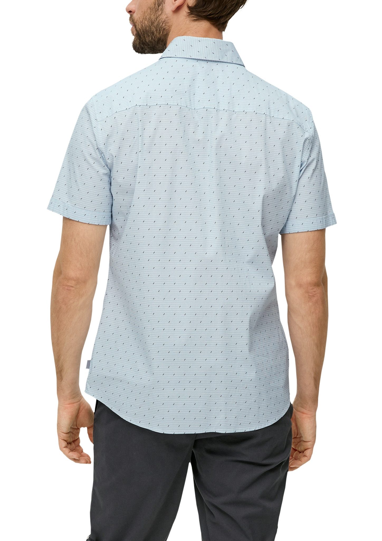 s.Oliver Overhemd met korte mouwen met minimale print