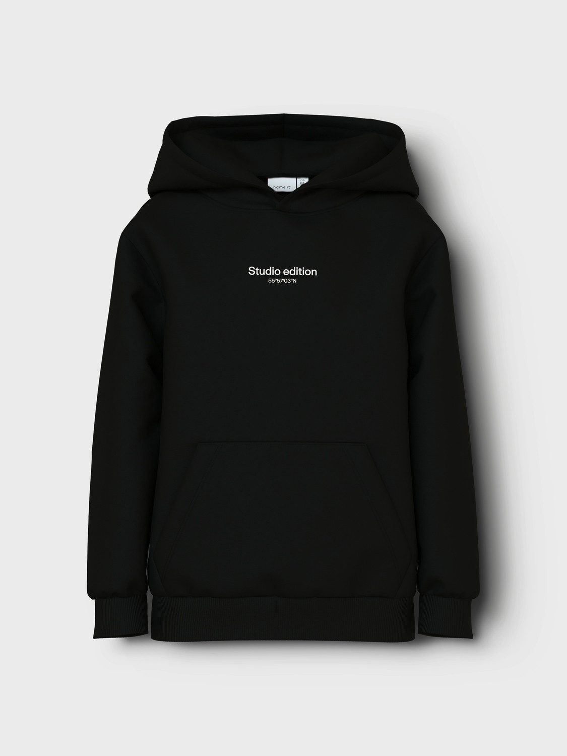 Name It Hoodie NKMBRODY LS NREG SWEAT WH BRU NOOS