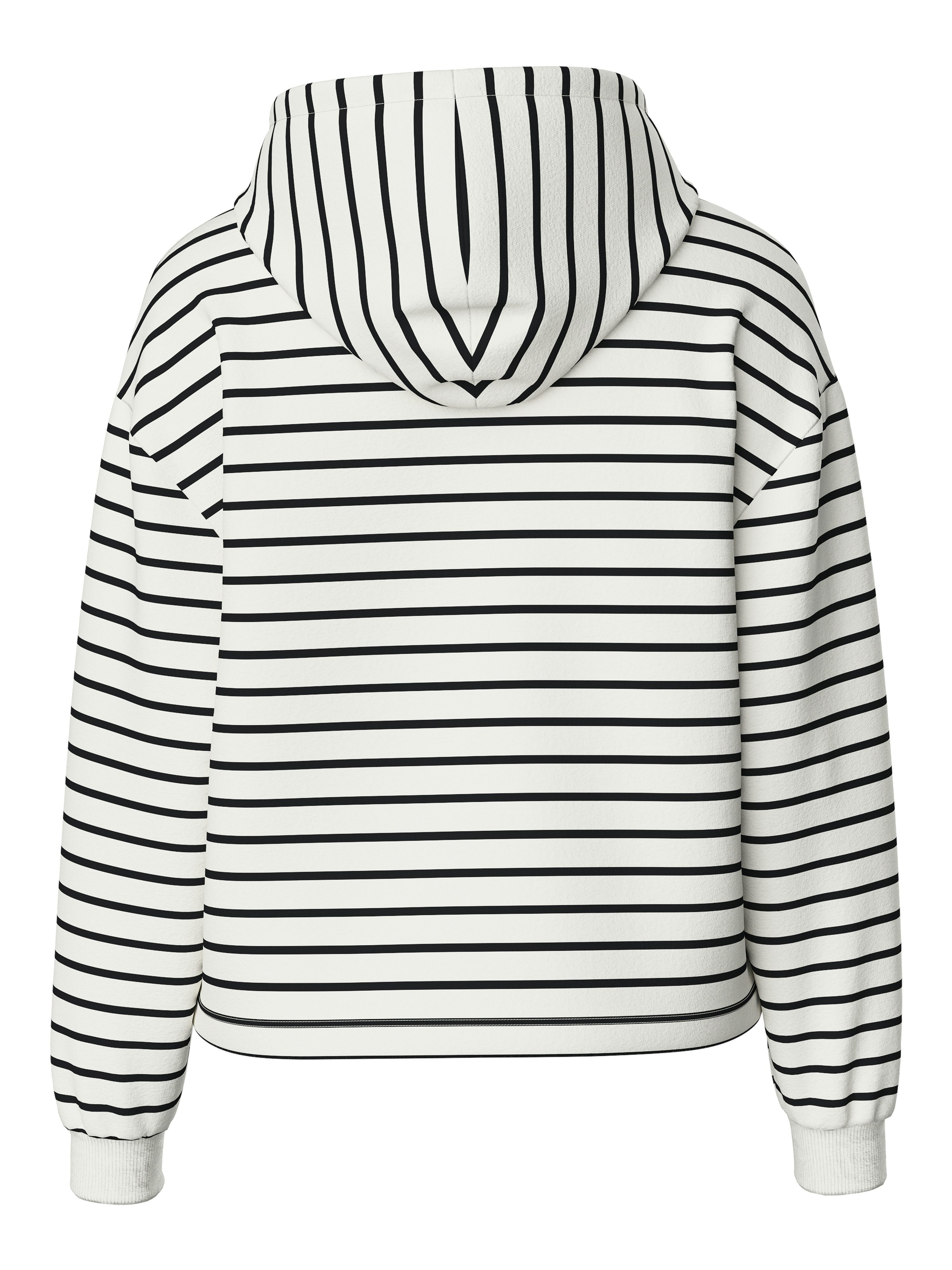 pieces Hoodie PCCHILLI LS HOODIE STRIPES EMB NOOS BC