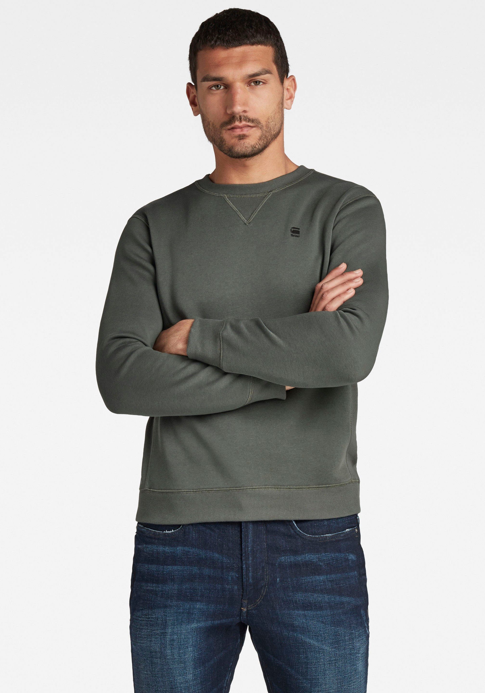 G-Star RAW Sweatshirt Premium Core Pacior Sweat heren sweaters maat L grijs