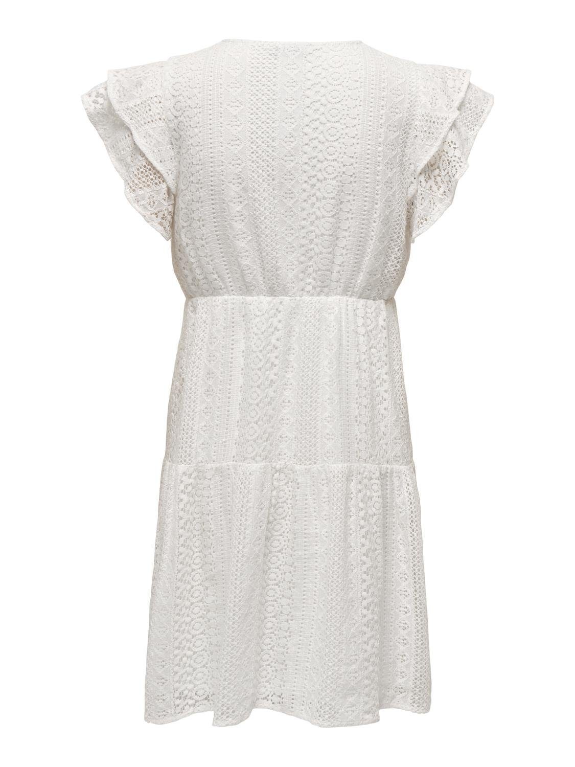 Only Mini-jurk ONLHELENA LACE CAPSL DRESS WVN NOOS