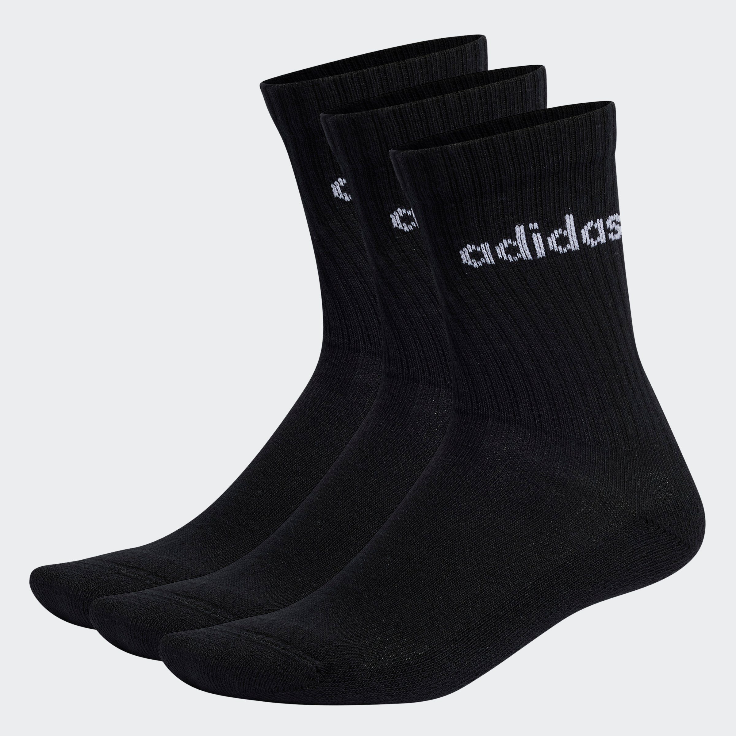 adidas Performance Functionele sokken LINEAR CREW CUSHIONED SOCKS, 3 PAAR (3 paar)