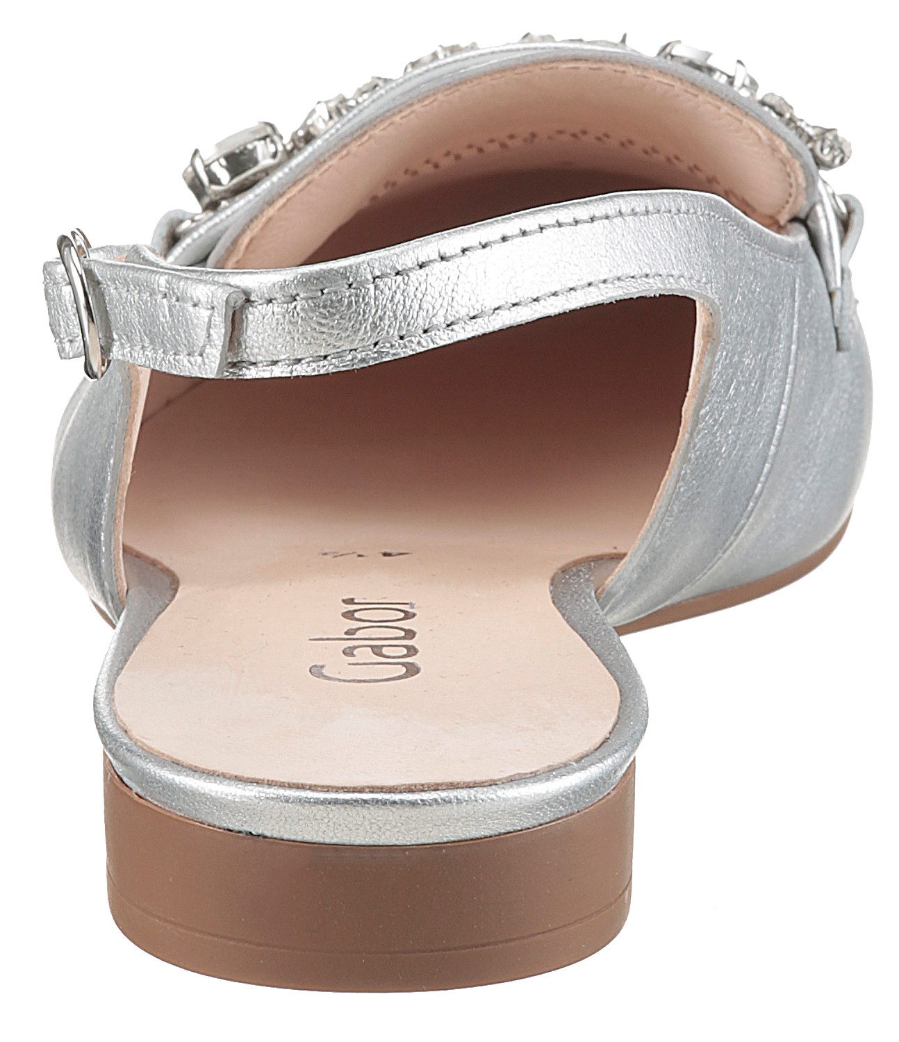 Gabor Slingback pumps , blokhak, avondschoen, feestdag schoen in spitse vorm