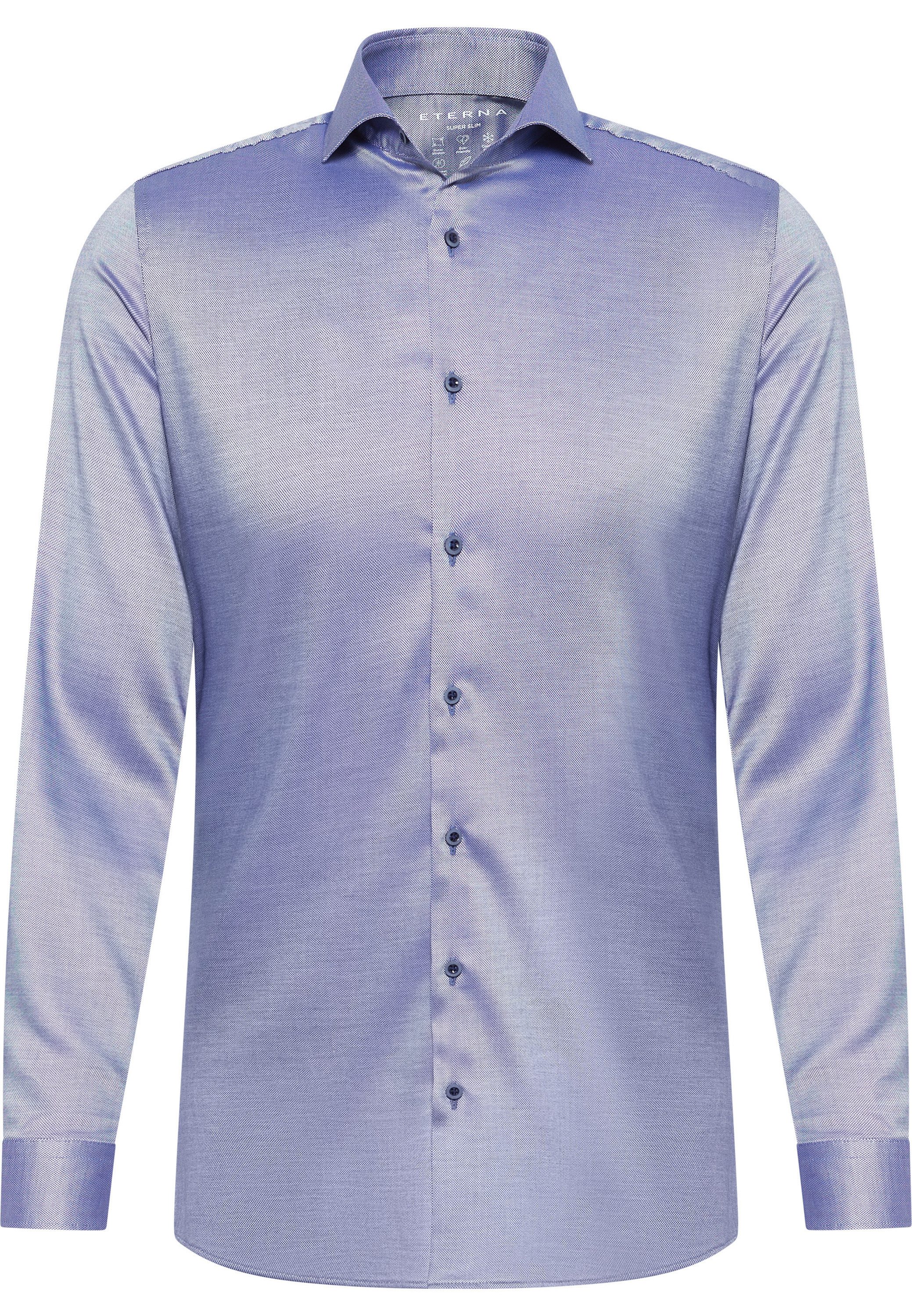 Eterna Overhemd met lange mouwen SUPER SLIM EASY IRON (gemakkelijk te strijken)