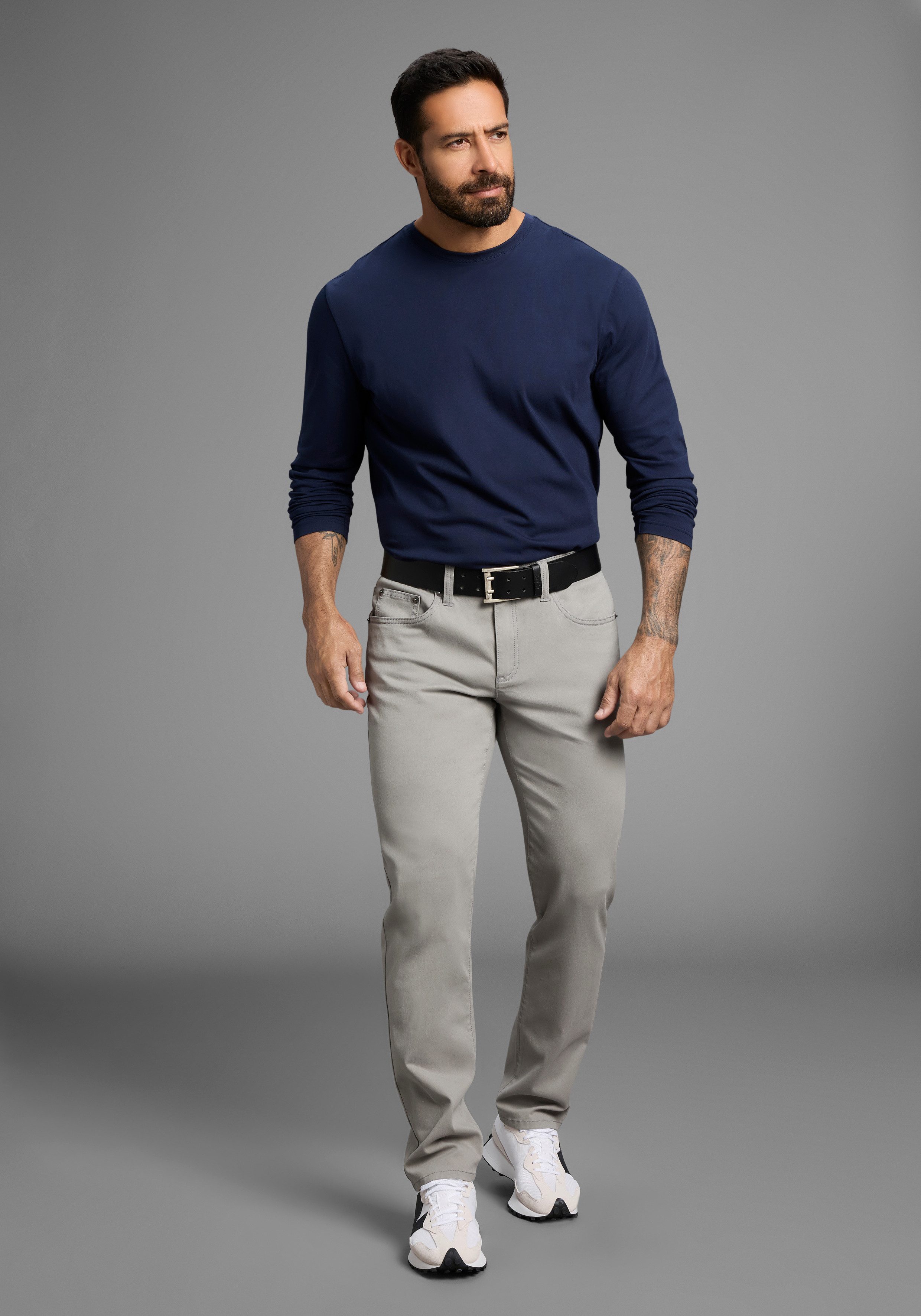 Man's World Five-pocketsbroek Stretchbroek met een elastische band
