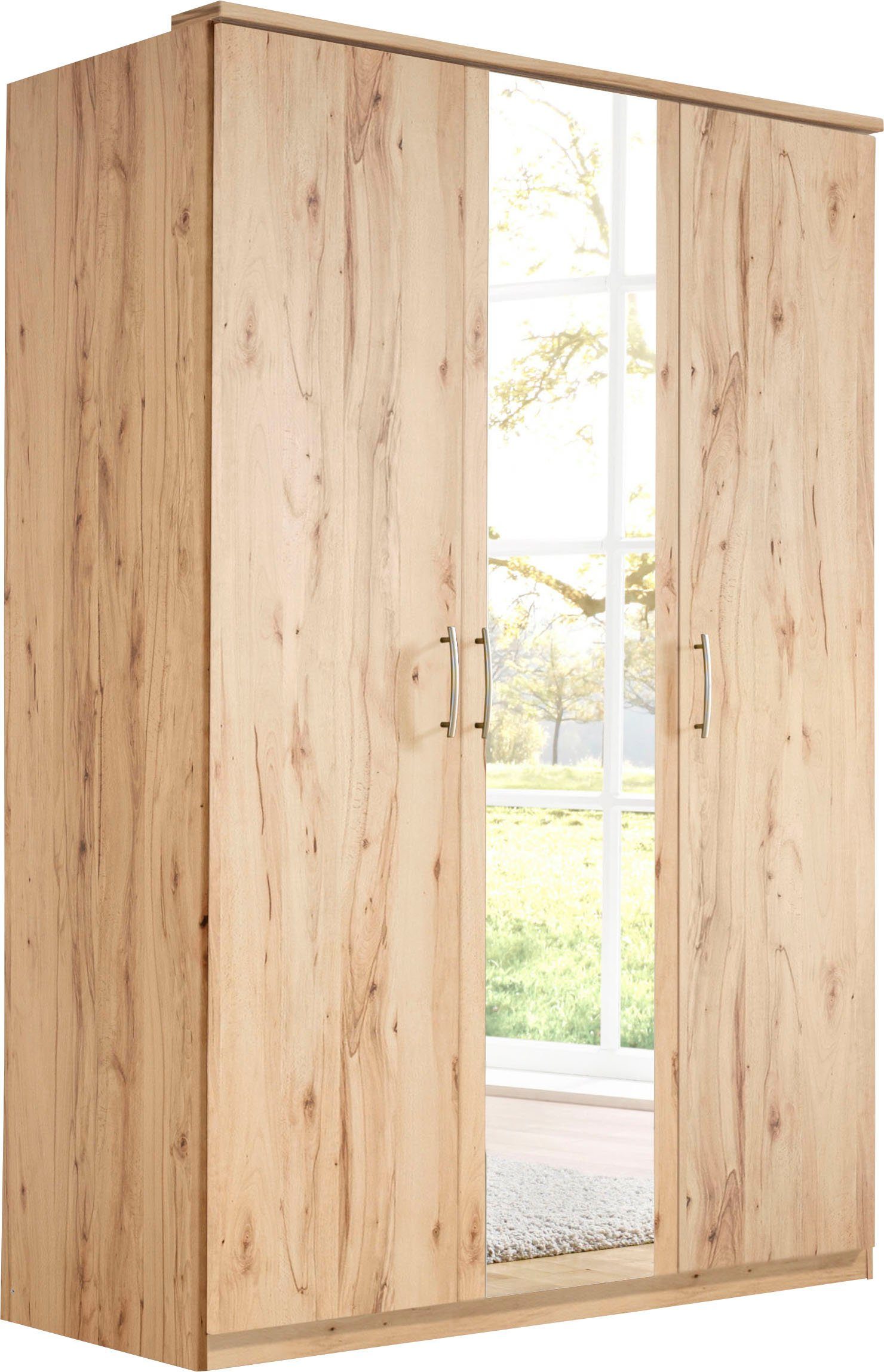 priess Kledingkast Husum met decoratieve krans, optioneel met lades