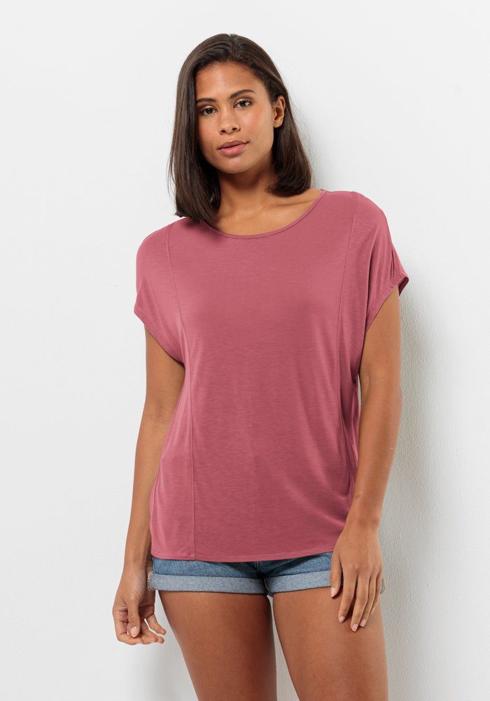 Jack Wolfskin Mola T-Shirt Women T-shirt Dames S soft pink soft pink