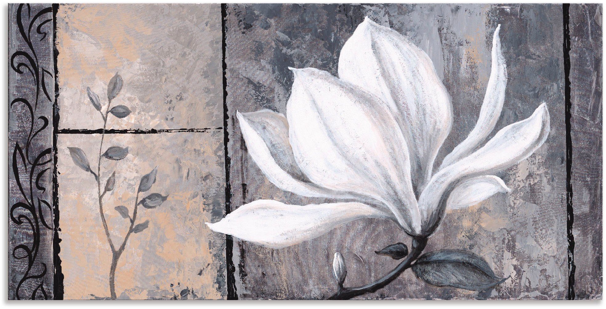 Artland Artprint Klassieke magnolia in vele afmetingen & productsoorten - artprint van aluminium / artprint voor buiten, artprint op linnen, poster, muursticker / wandfolie ook ges