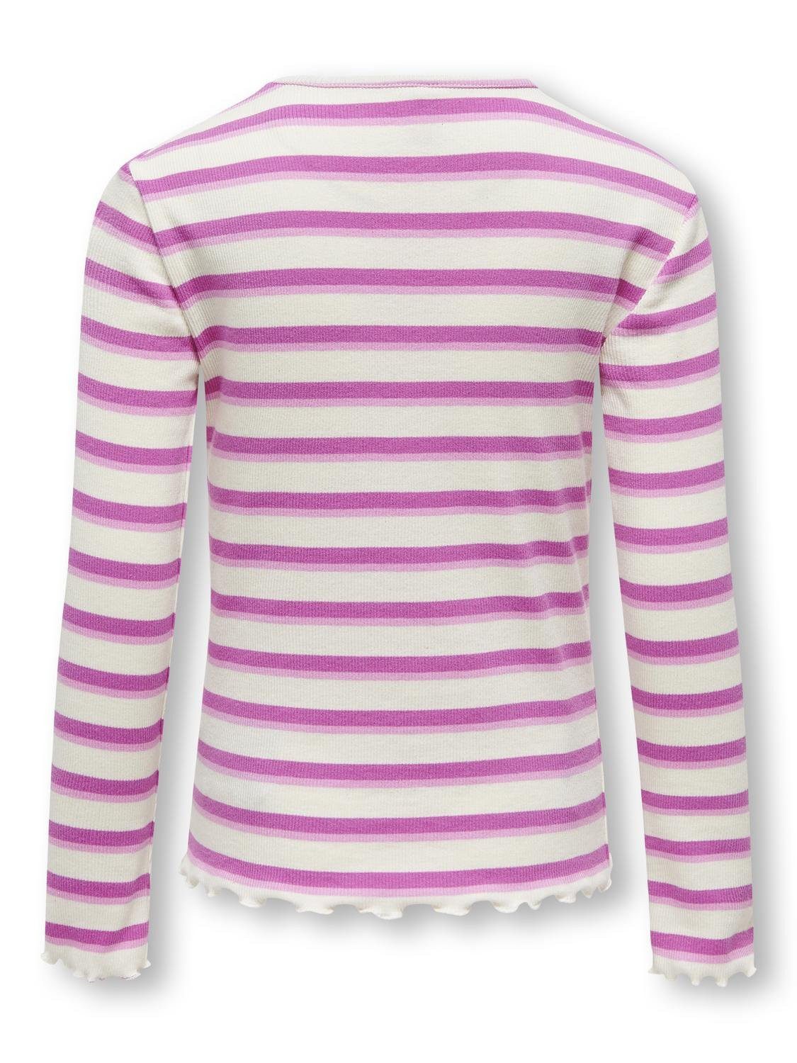 KIDS ONLY Shirt met lange mouwen KOGEVIG L S RIB TOP JRS