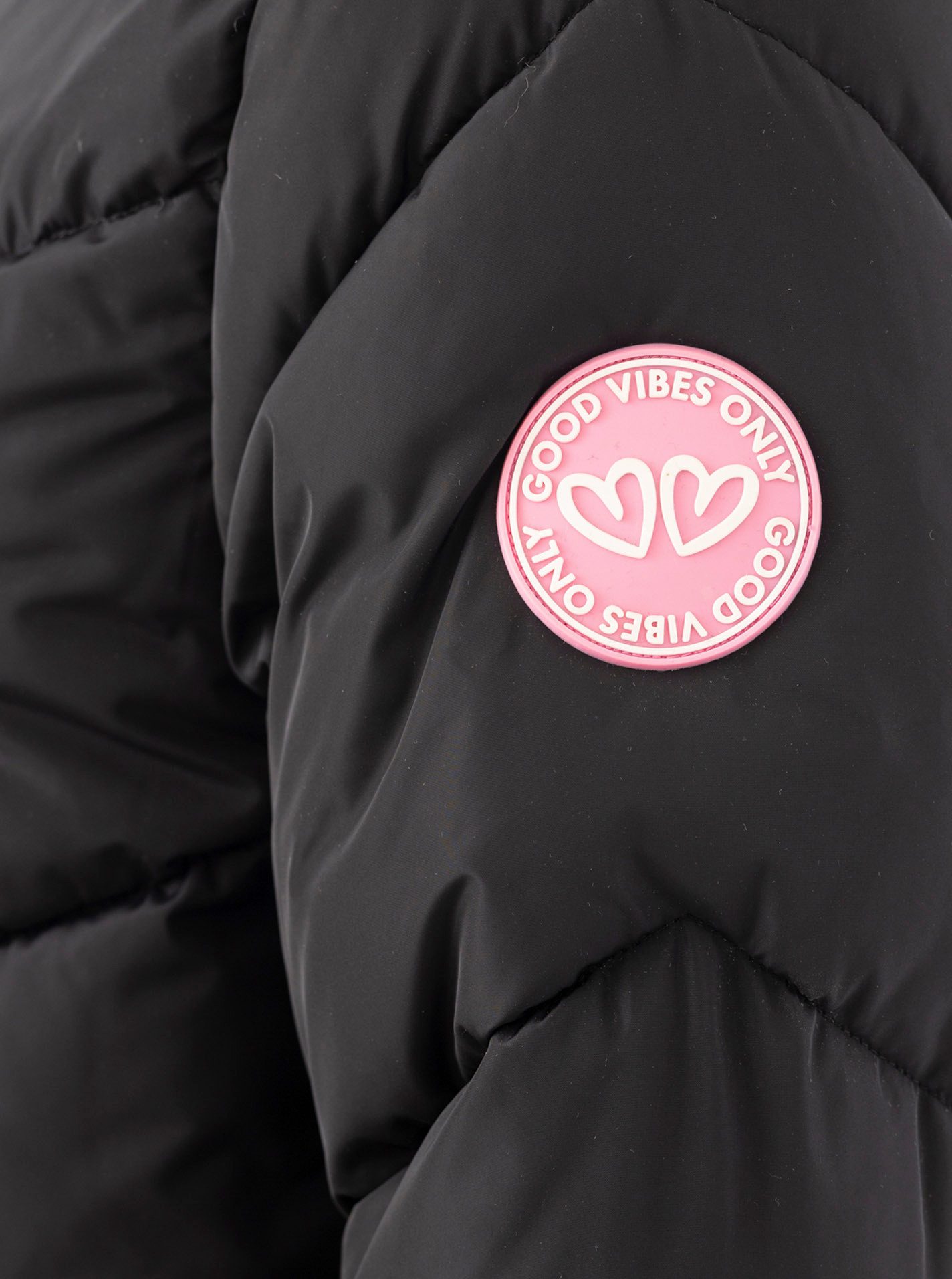 Zwillingsherz Gewatteerde jas "Happy Vibes"
