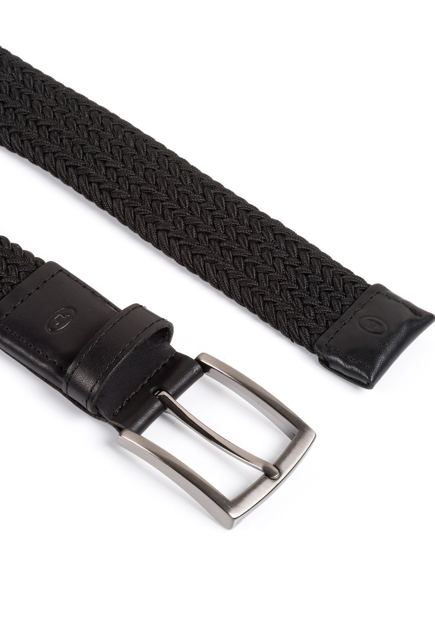 Tom Tailor Gevlochten riem TTJamie met logo blindstempel