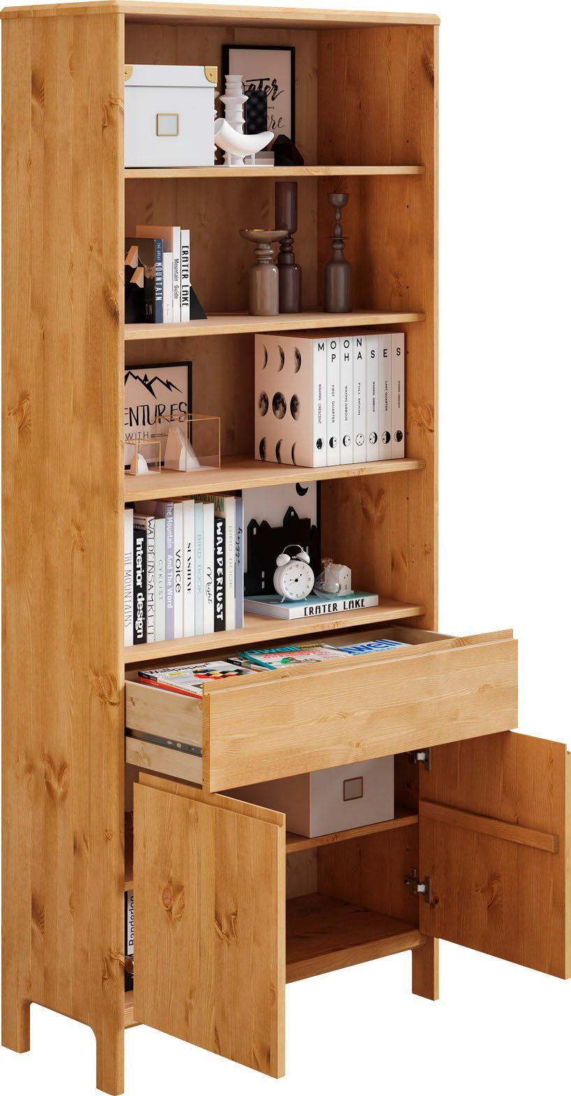 Home affaire Rek Luven Breedte 82 cm, massief hout