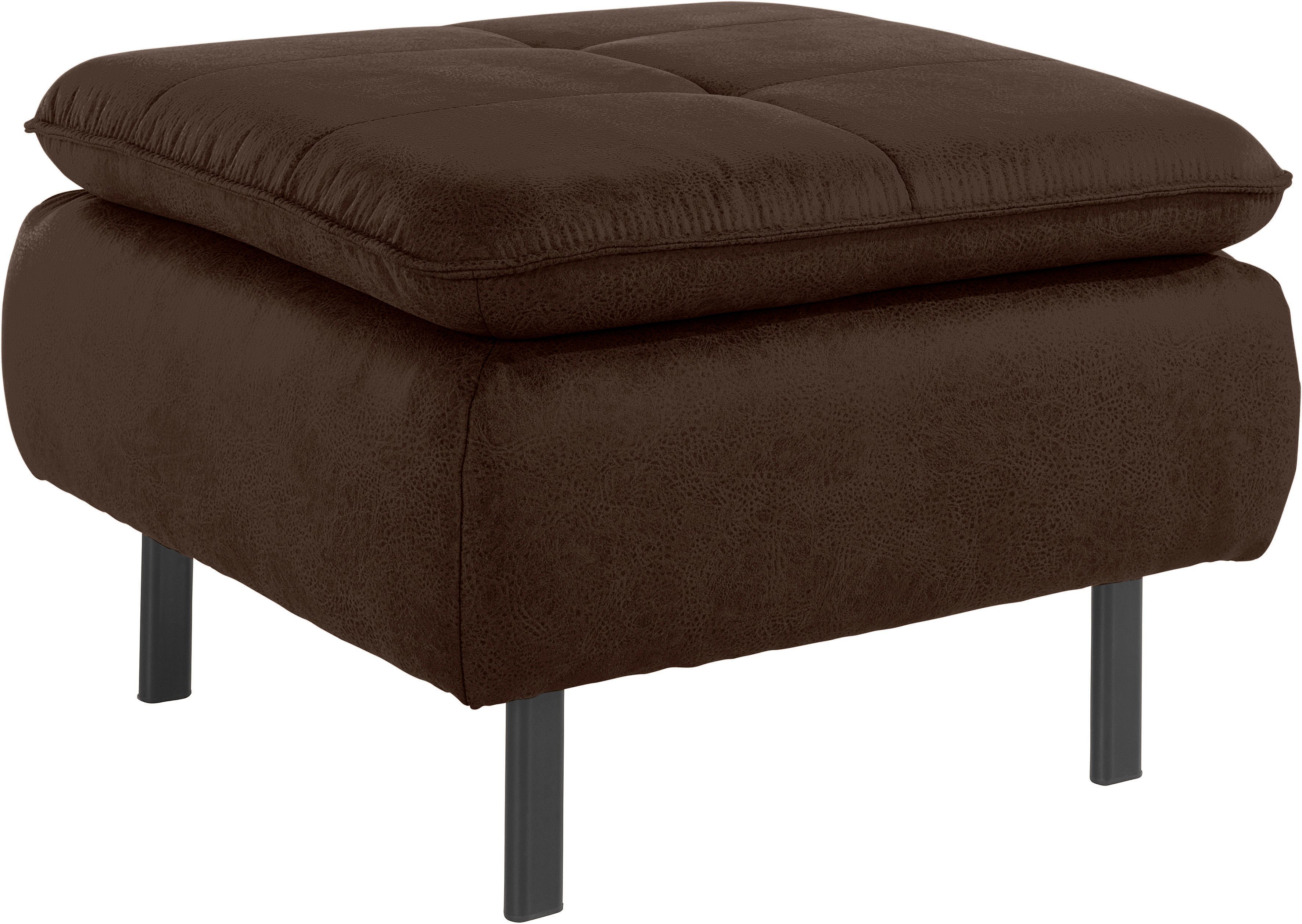 INOSIGN Hocker Birkholm passend bij de birkholm-serie, bxdxh: 65 x 65 x 44 cm