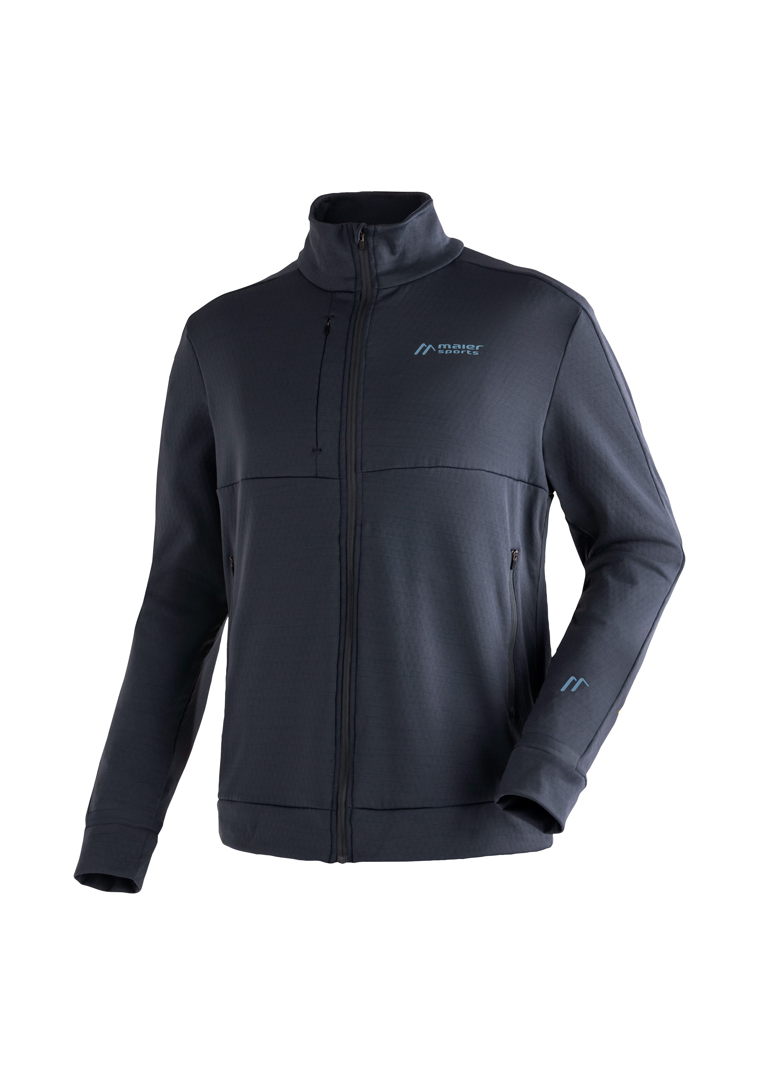 Maier Sports Functioneel shirt Granni M Heren midlayer-jack ademend en snel drogend fleece-jack