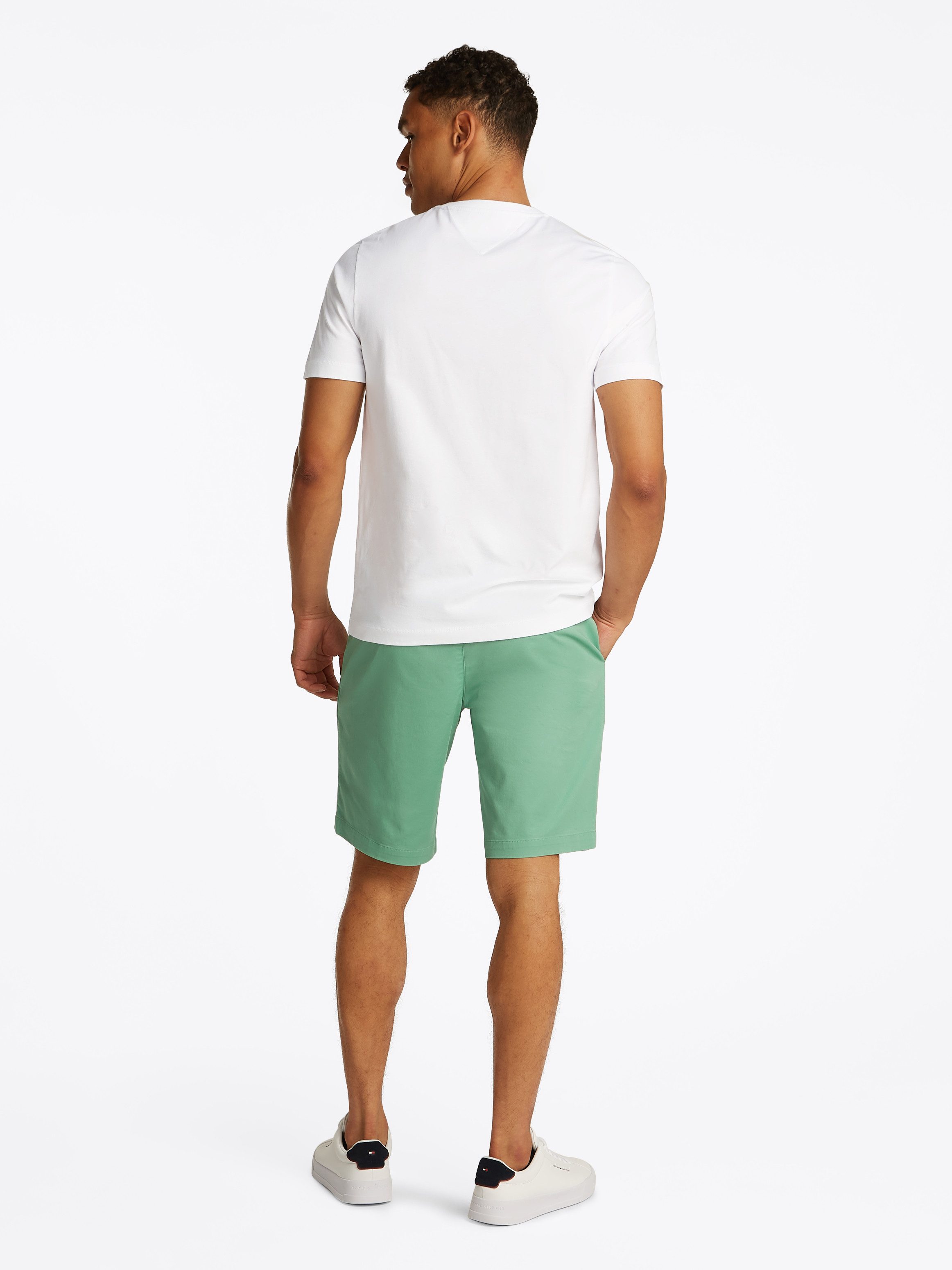 Tommy Hilfiger T-shirt SCRIPT LOGO TEE met opgestikt logo