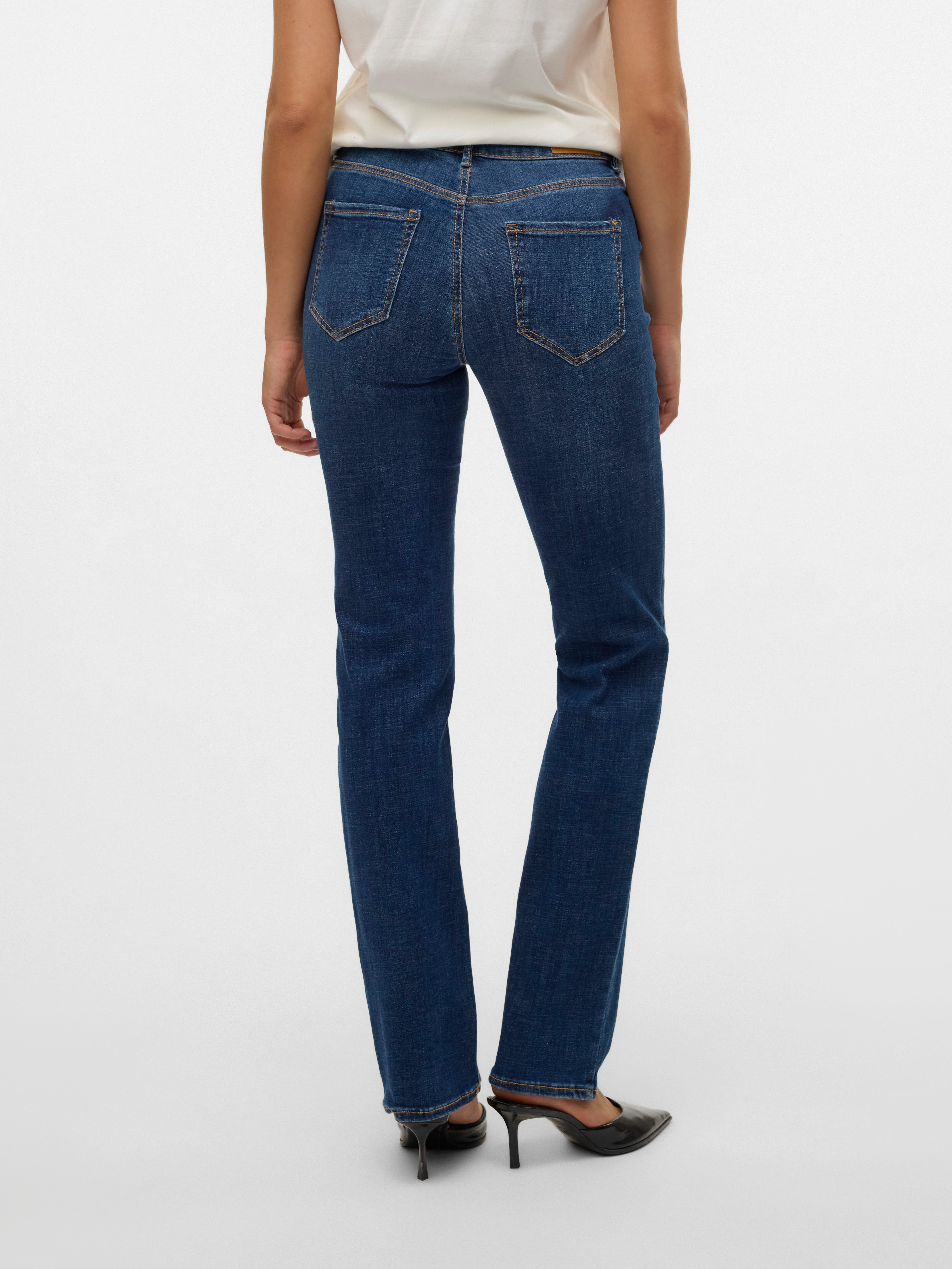 Vero Moda Straight jeans VMFLASH MR STRAIGHT JEANS LI3300 GA NOOS
