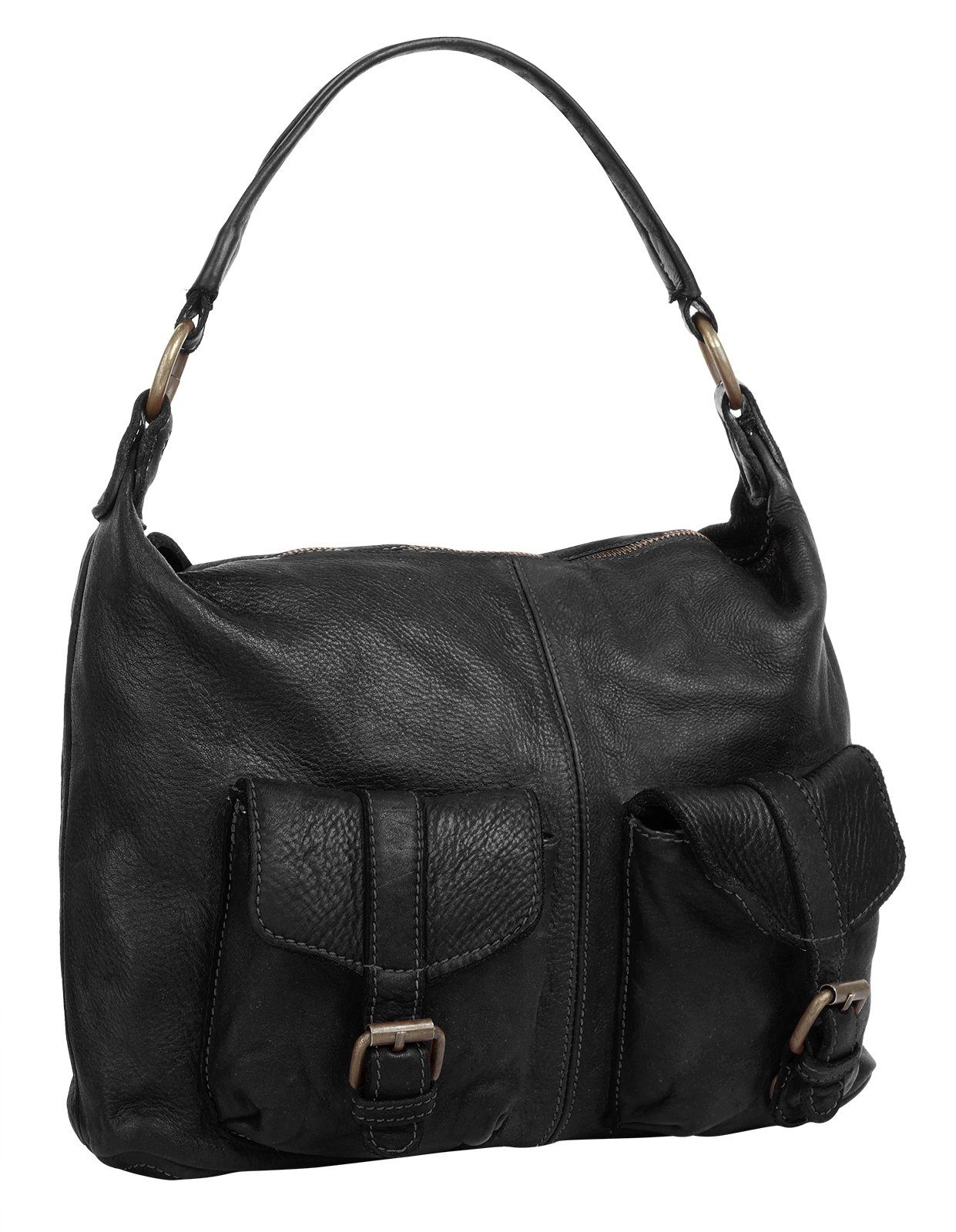 Cluty Shopper echt leer, made in italy