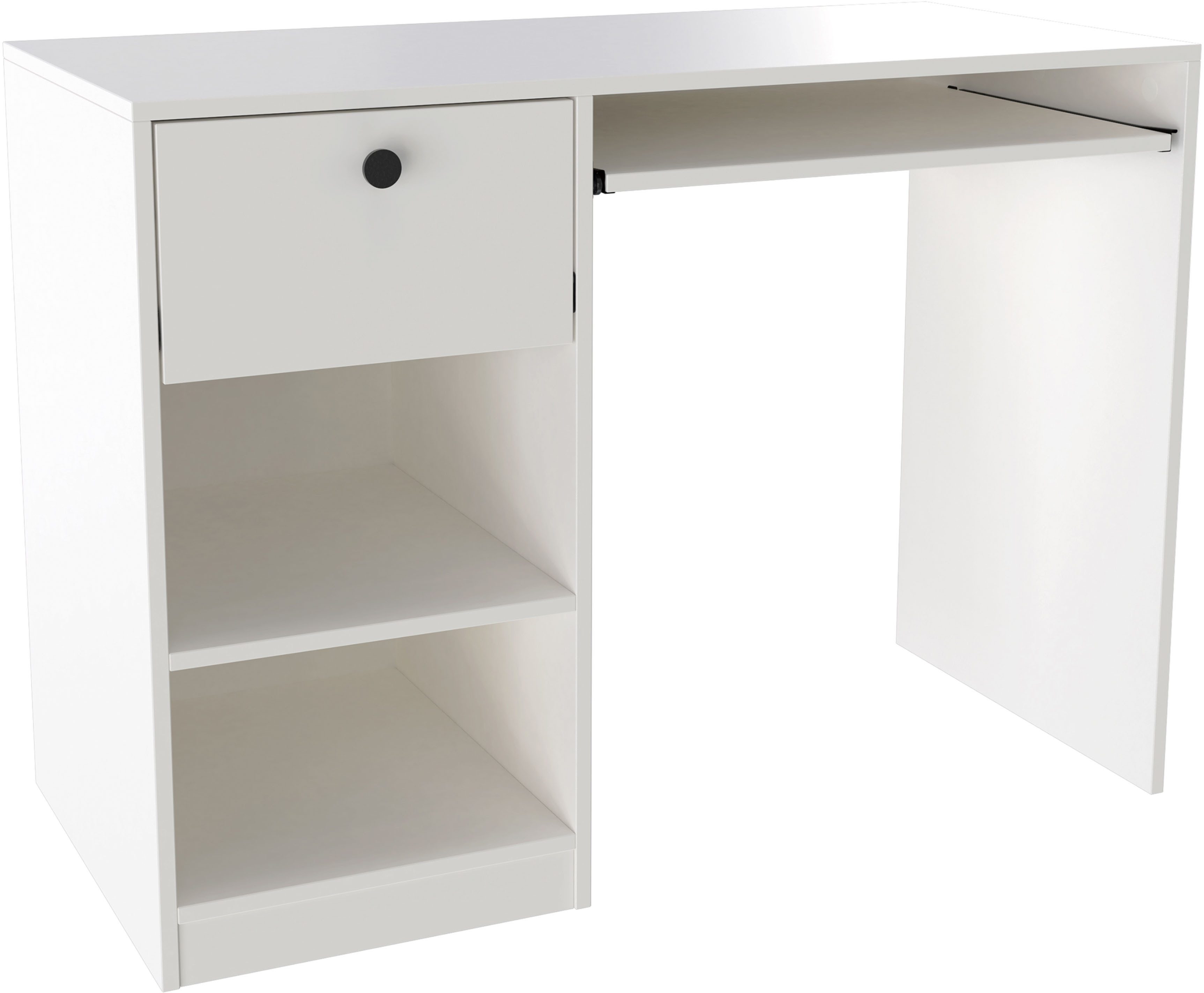 INOSIGN Bureau PODUM, pc-bureau, Toetsenborduitrek, grote lade, breedte 106 cm