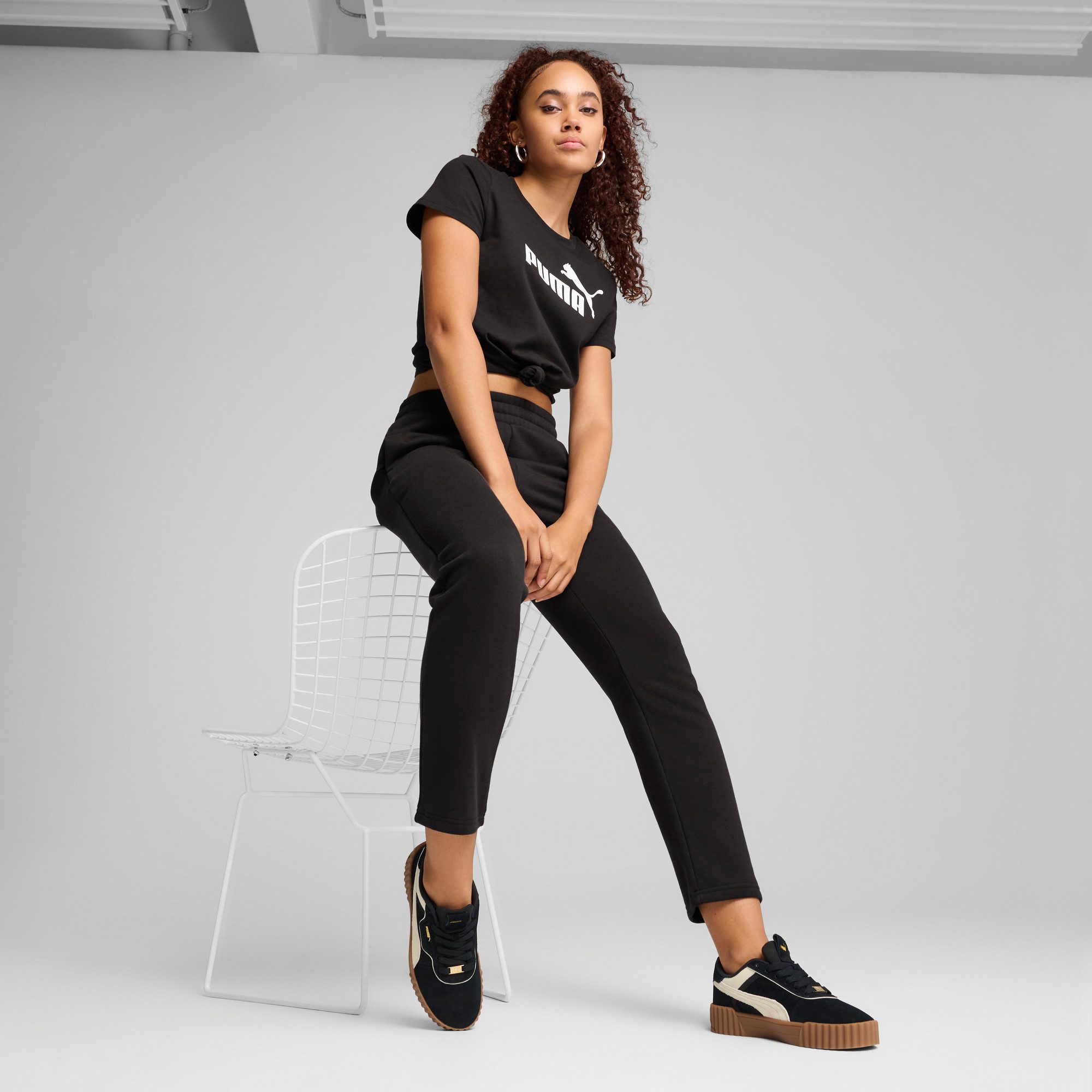 PUMA Trainingsbroek ESS SMALL NO. 1 LOGO SWEATPANTS FL OP