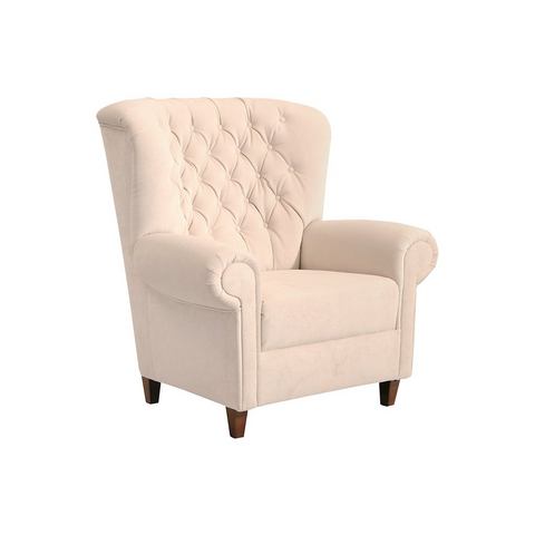 Max Winzer® Chesterfield-fauteuil VICTORIA met elegante knoopstiksels