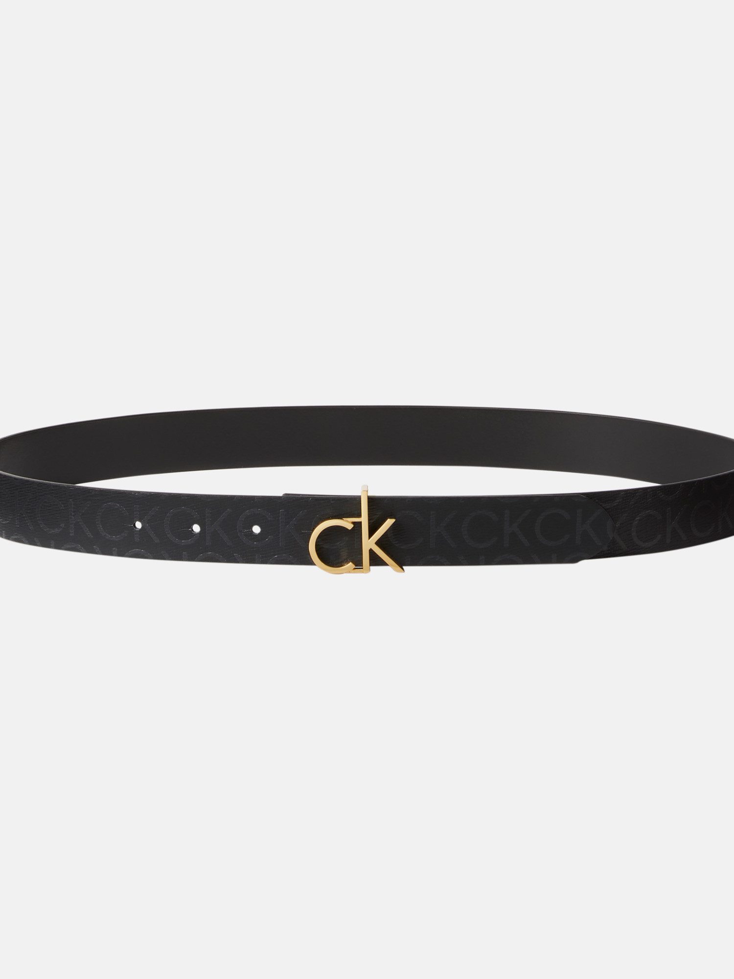Calvin Klein Leren riem CK BCKL RVRSBL BLT 3 In grootte verstelbaar