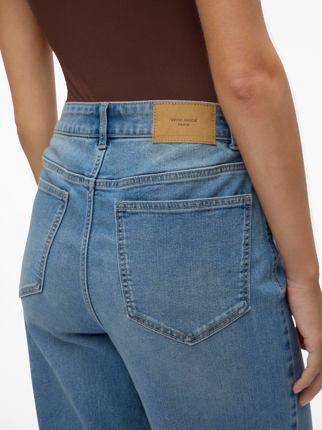 Vero Moda Wijde jeans VMKATHY HR LOOSE WIDE FOLD DOWN J VI3371
